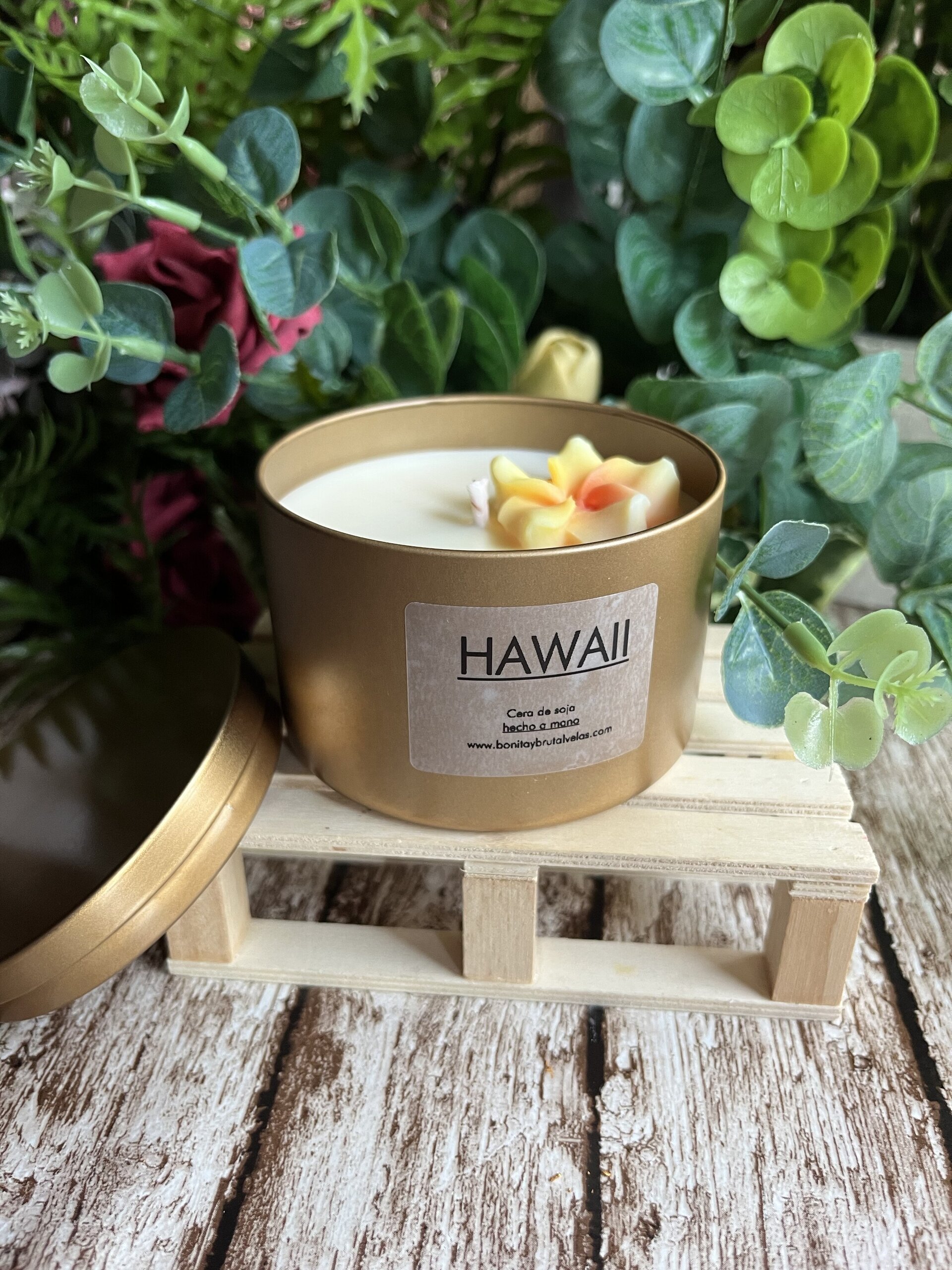 Vela de soja Hawaii - 2