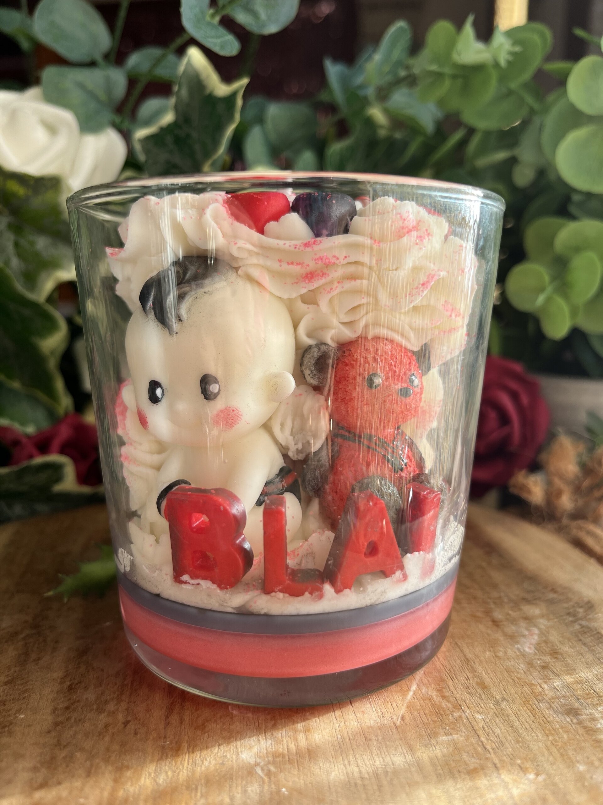 Vela Bebé Niño Personalizada con Colores de tu Equipo de Fútbol | Hecha con Cera - 4