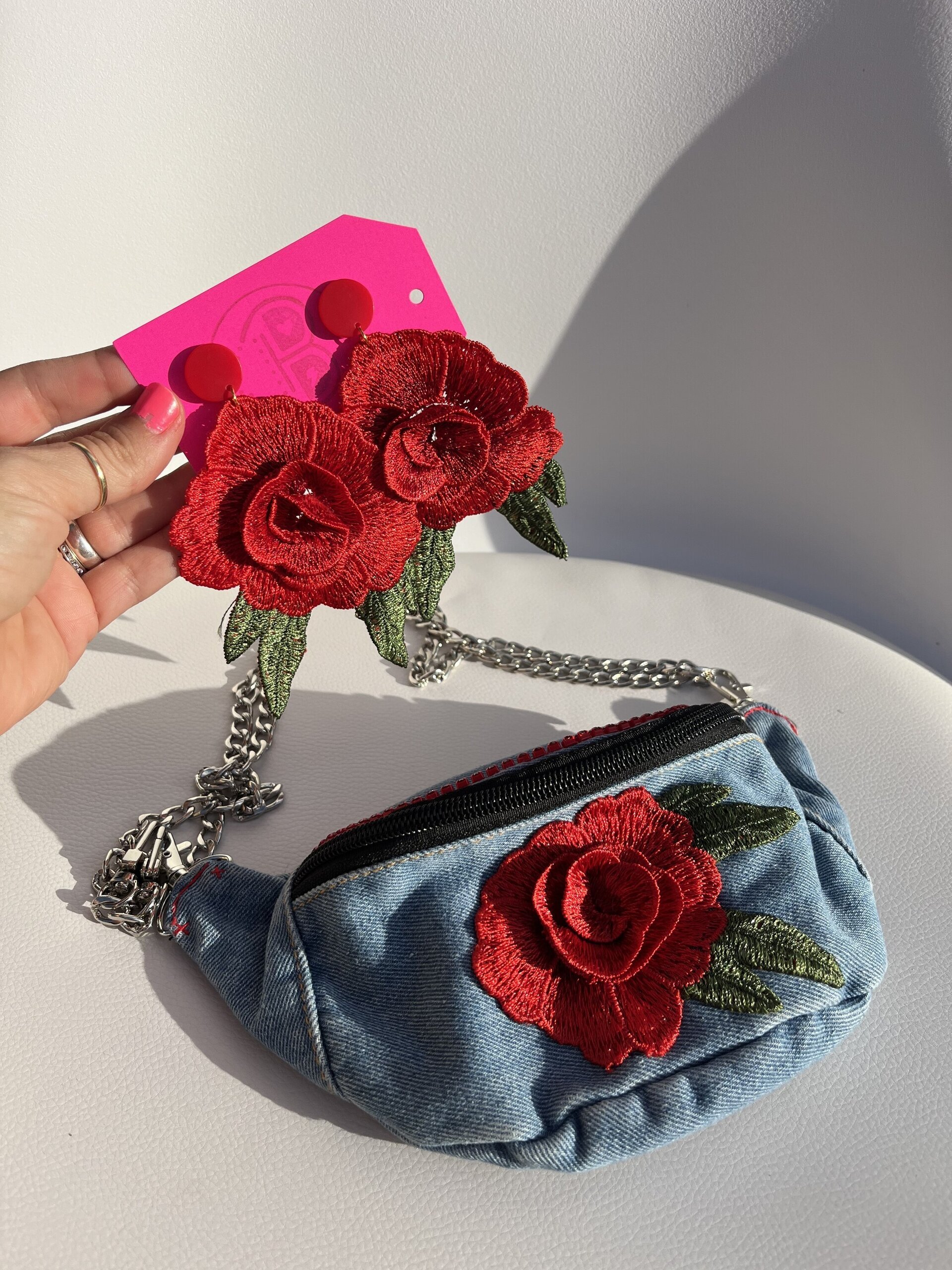 Pendientes Maxi Rosas - 6
