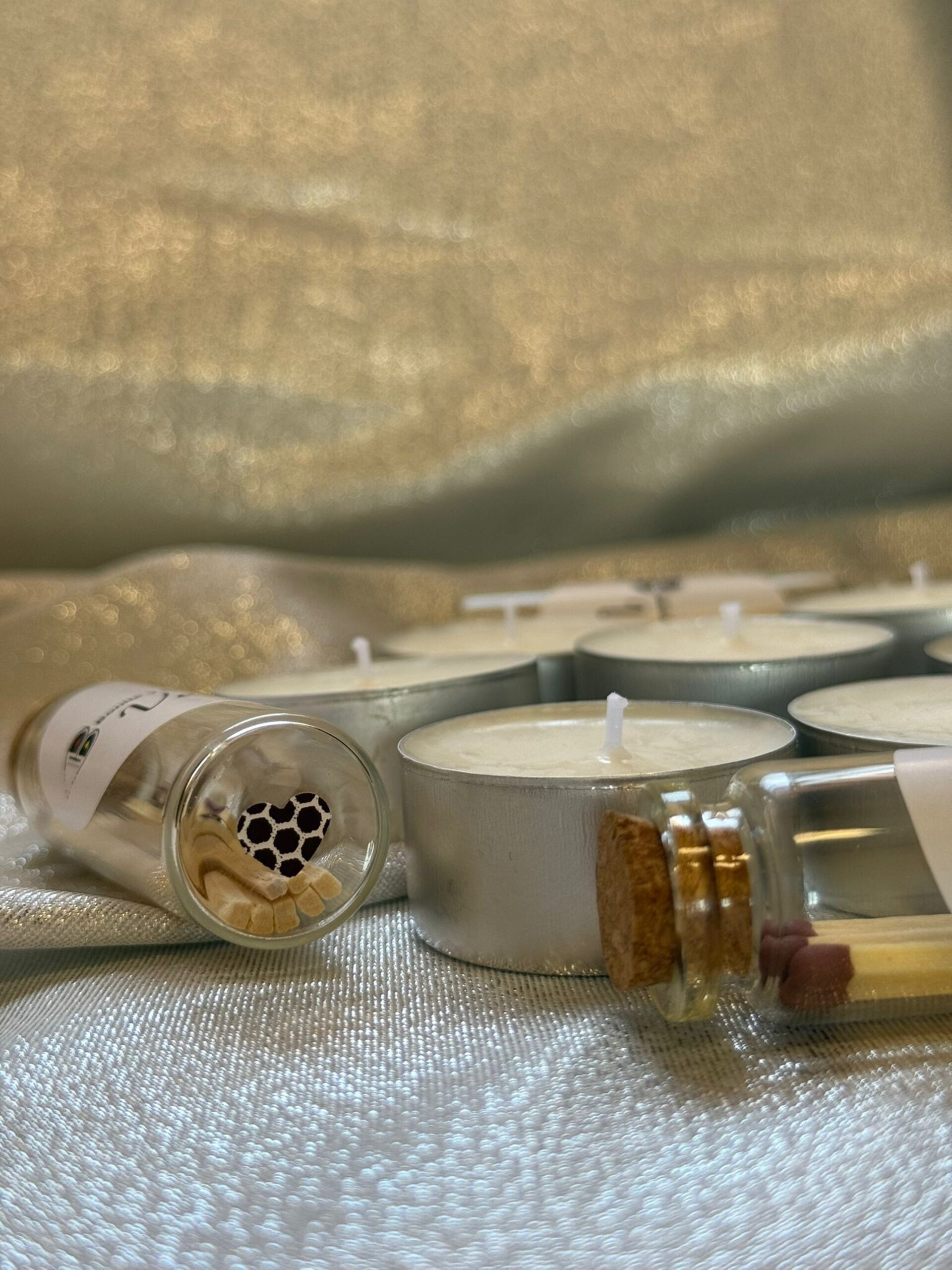 Velas de té de cera de soja sin aroma - 3
