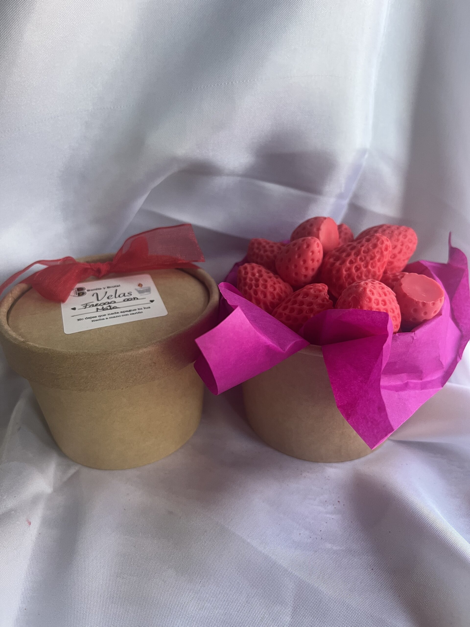 Wax Melt fresas y Nata de cera de soja - 2