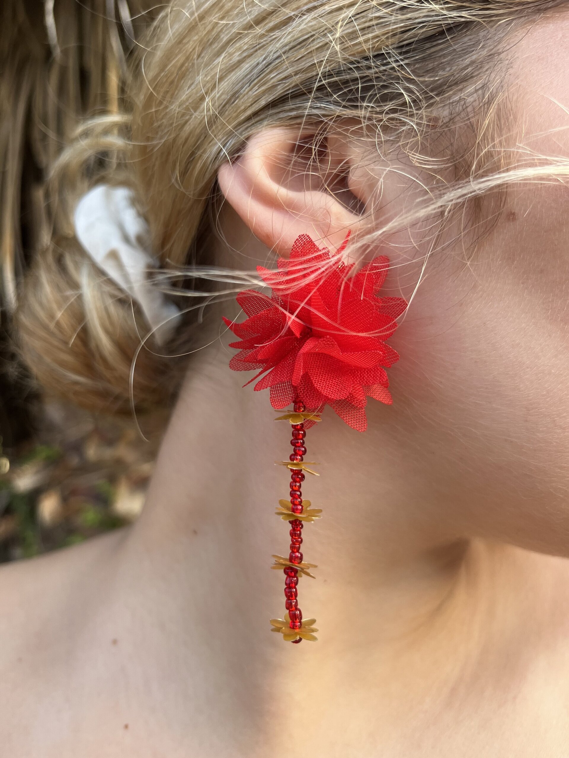 Pendientes Rojo pasión - 7