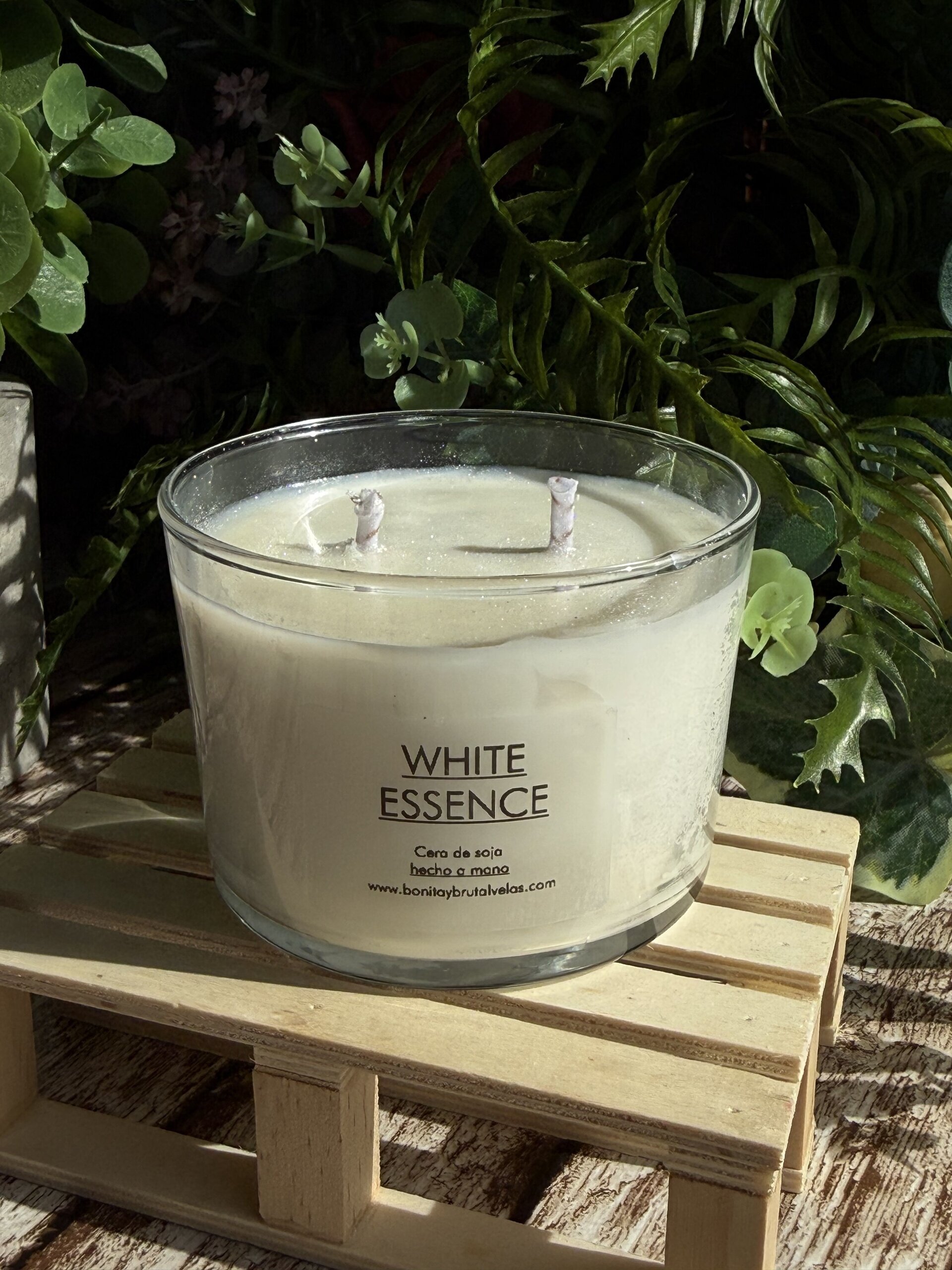 Vela aromática de soja WHITE ESSENCE - 4