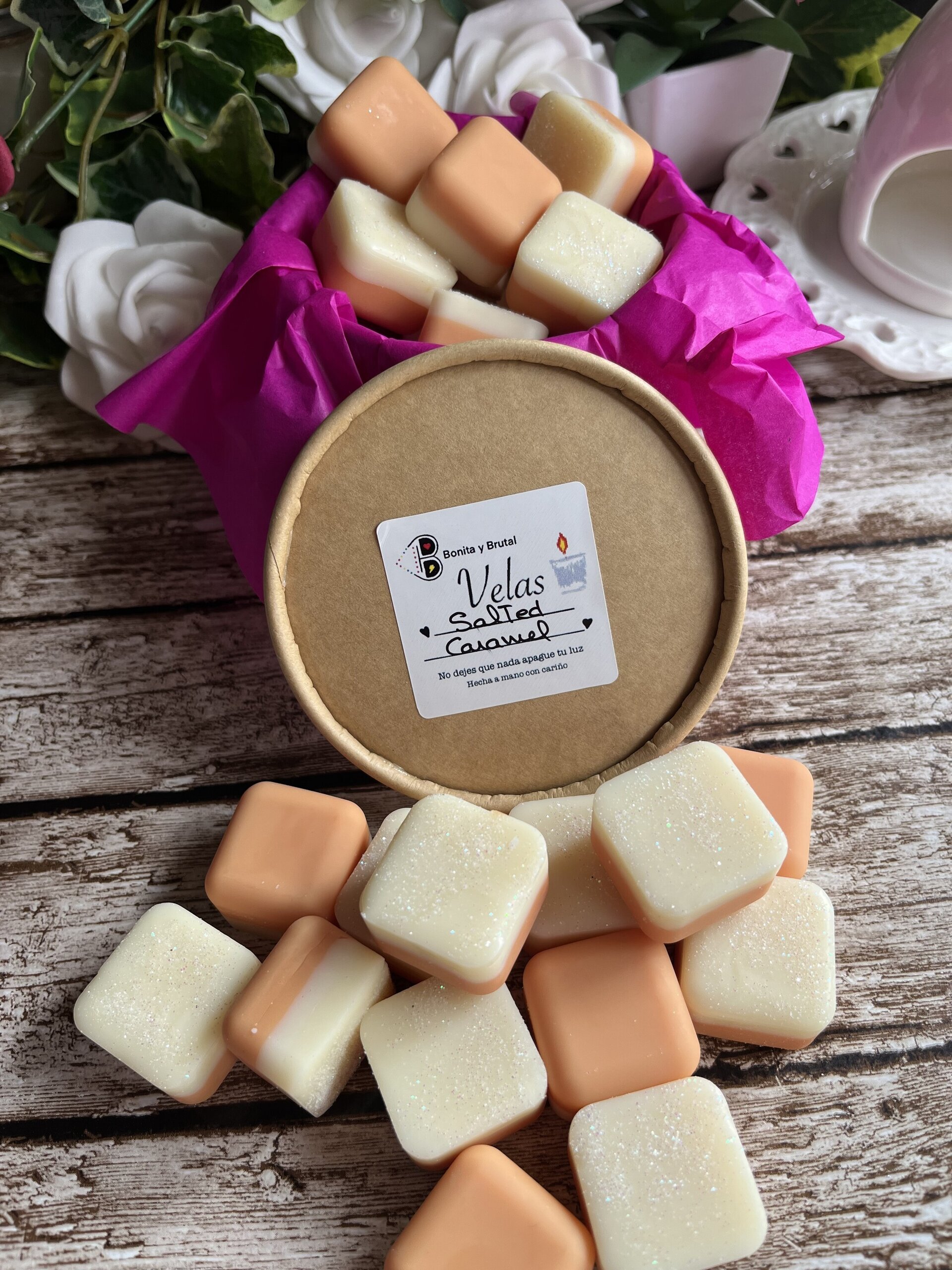 Wax Melts aromáticos Salted Caramel | Bonita y Brutal velas - 5