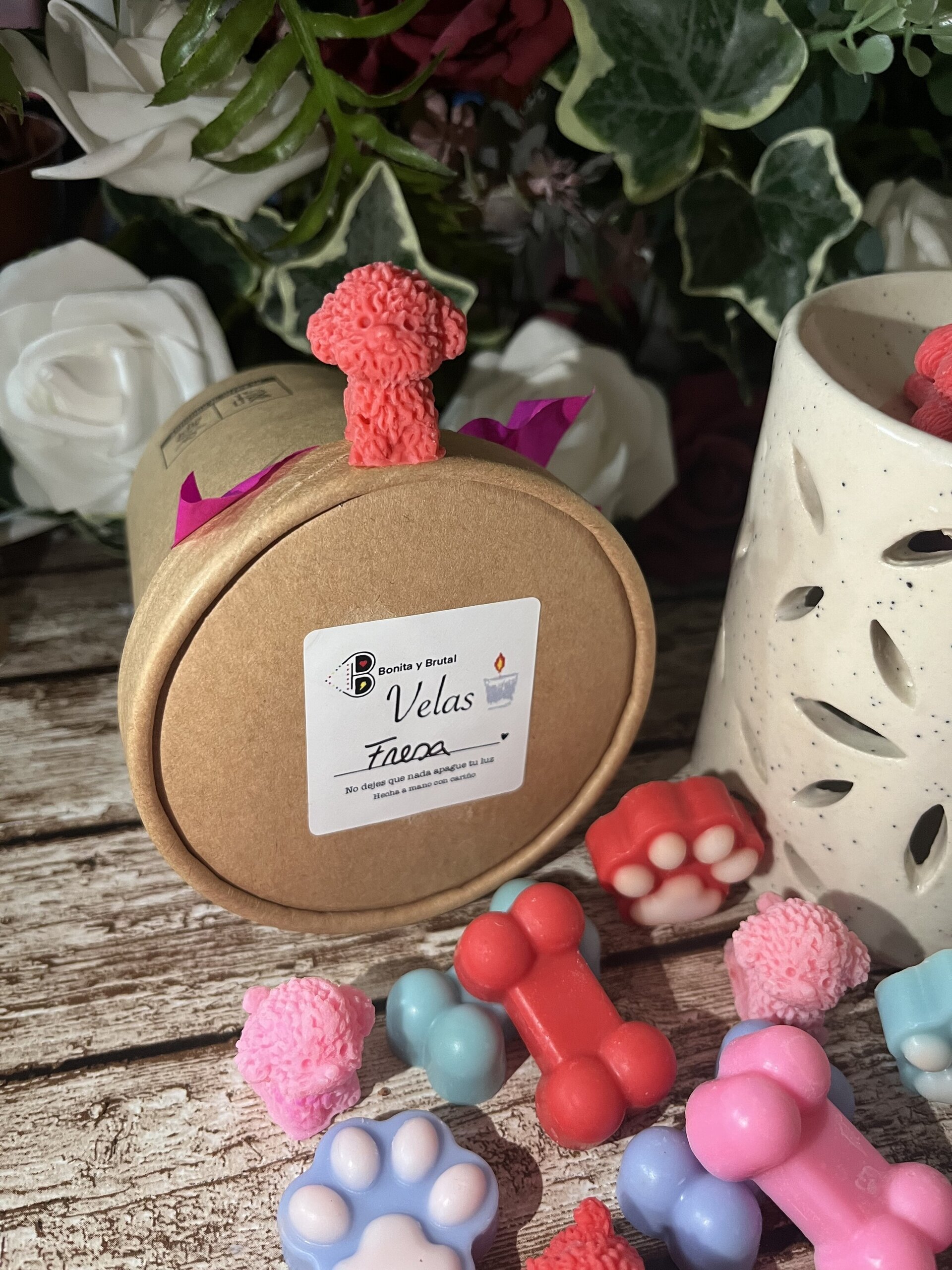 Wax Melts de cera de soja Fresa Ácida Perritos - 2