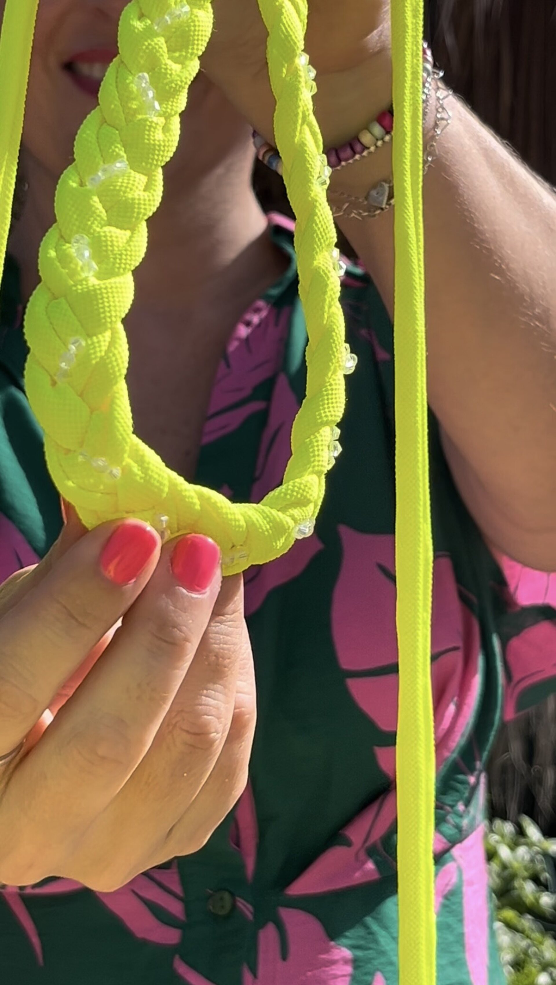Bolso de crochet Yellow Fluor - 2