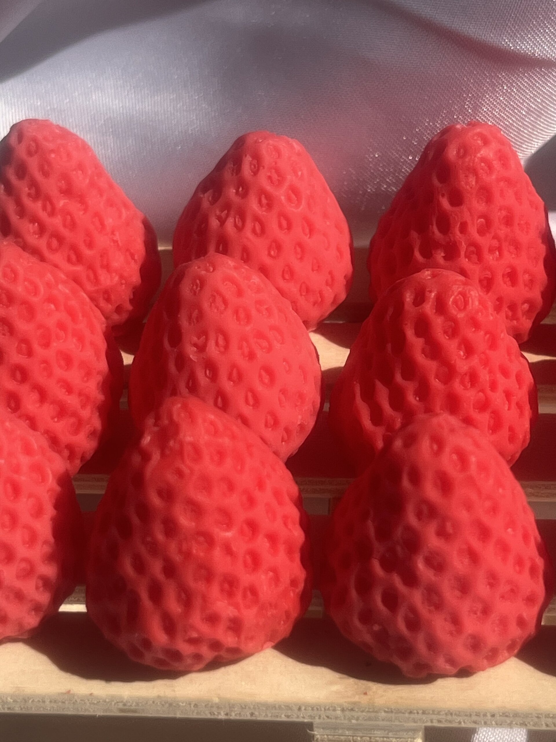 Wax Melt fresas y Nata de cera de soja - 4