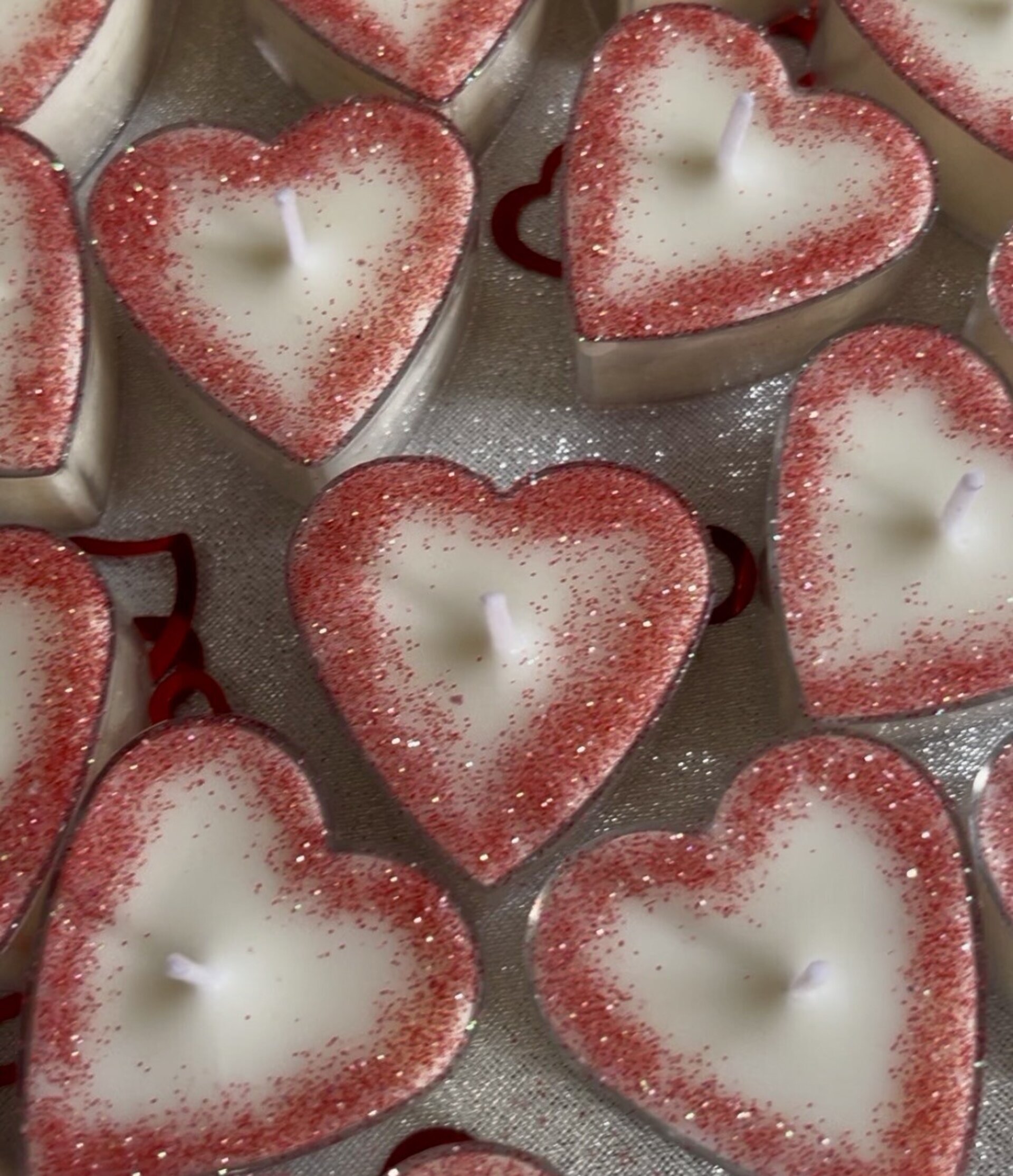 Velas de Té Corazón sin Aroma – Amor Amor - 2