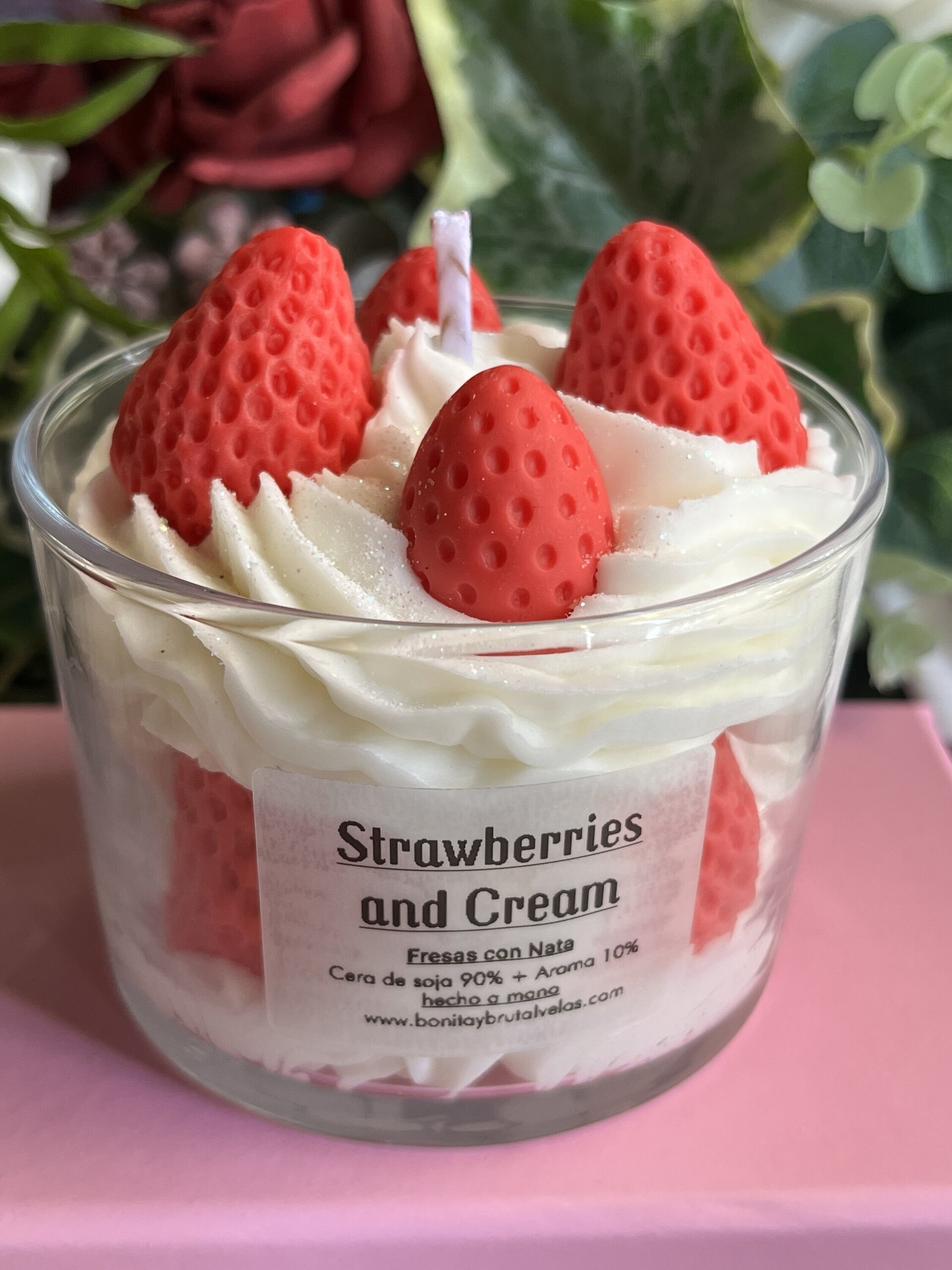 Vela de soja Strawberries and Cream - 5