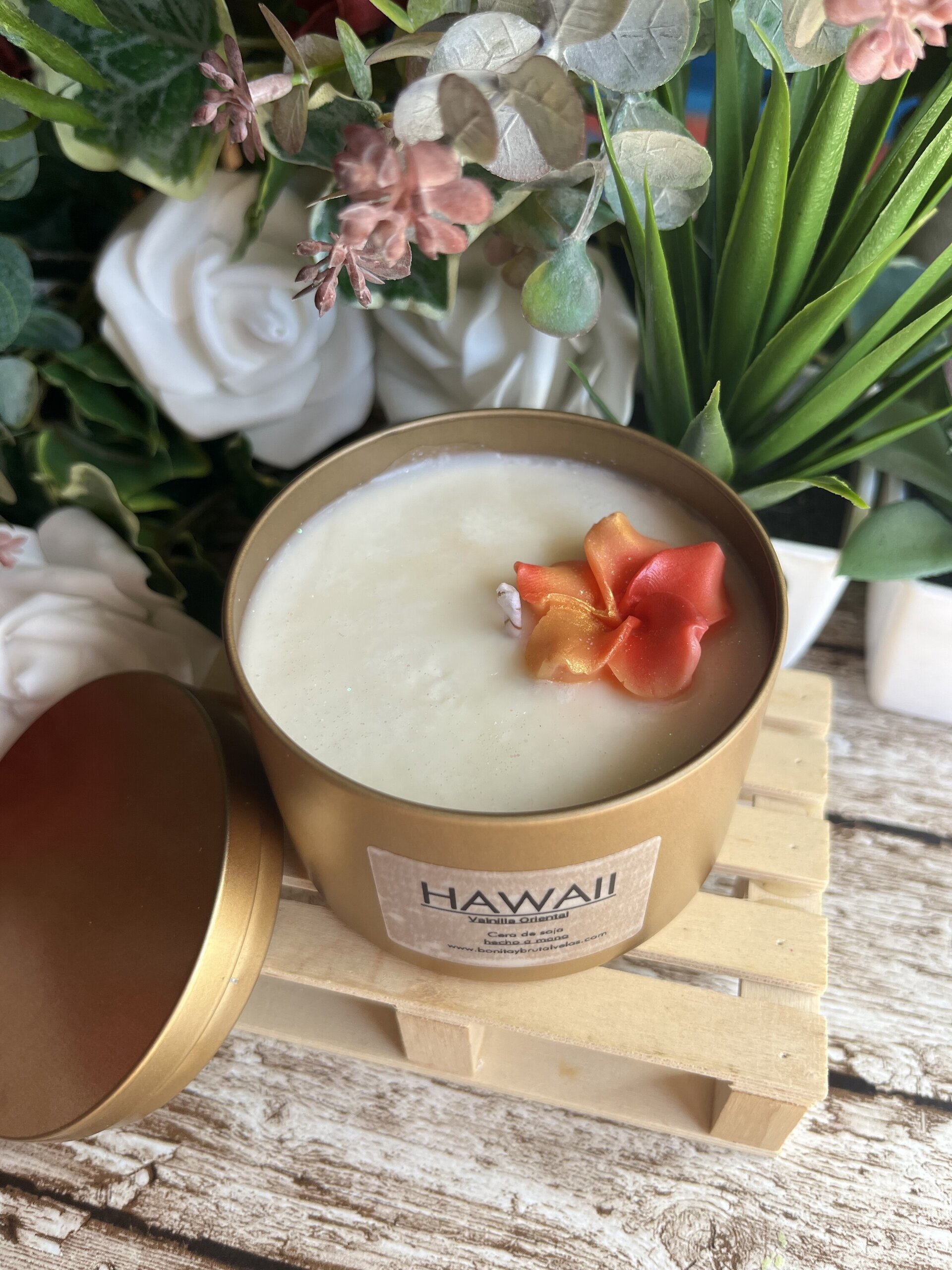 Vela de soja Hawaii - 3