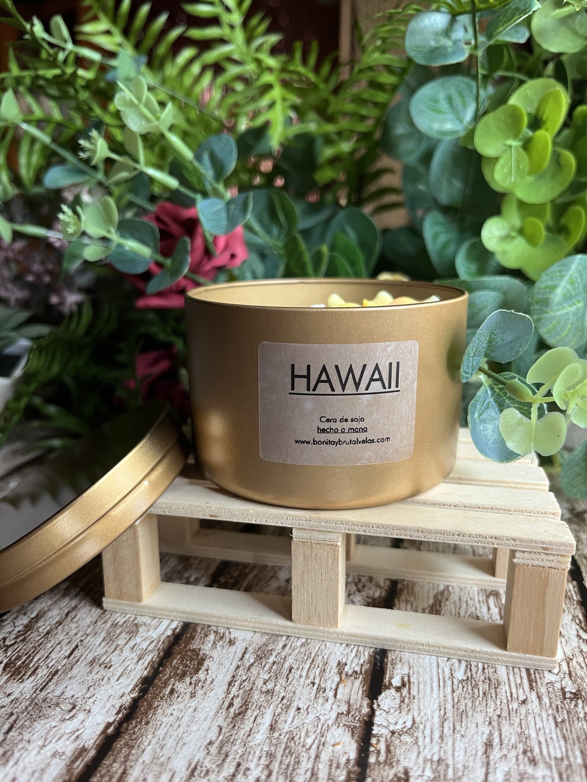 Vela de soja Hawaii - 3