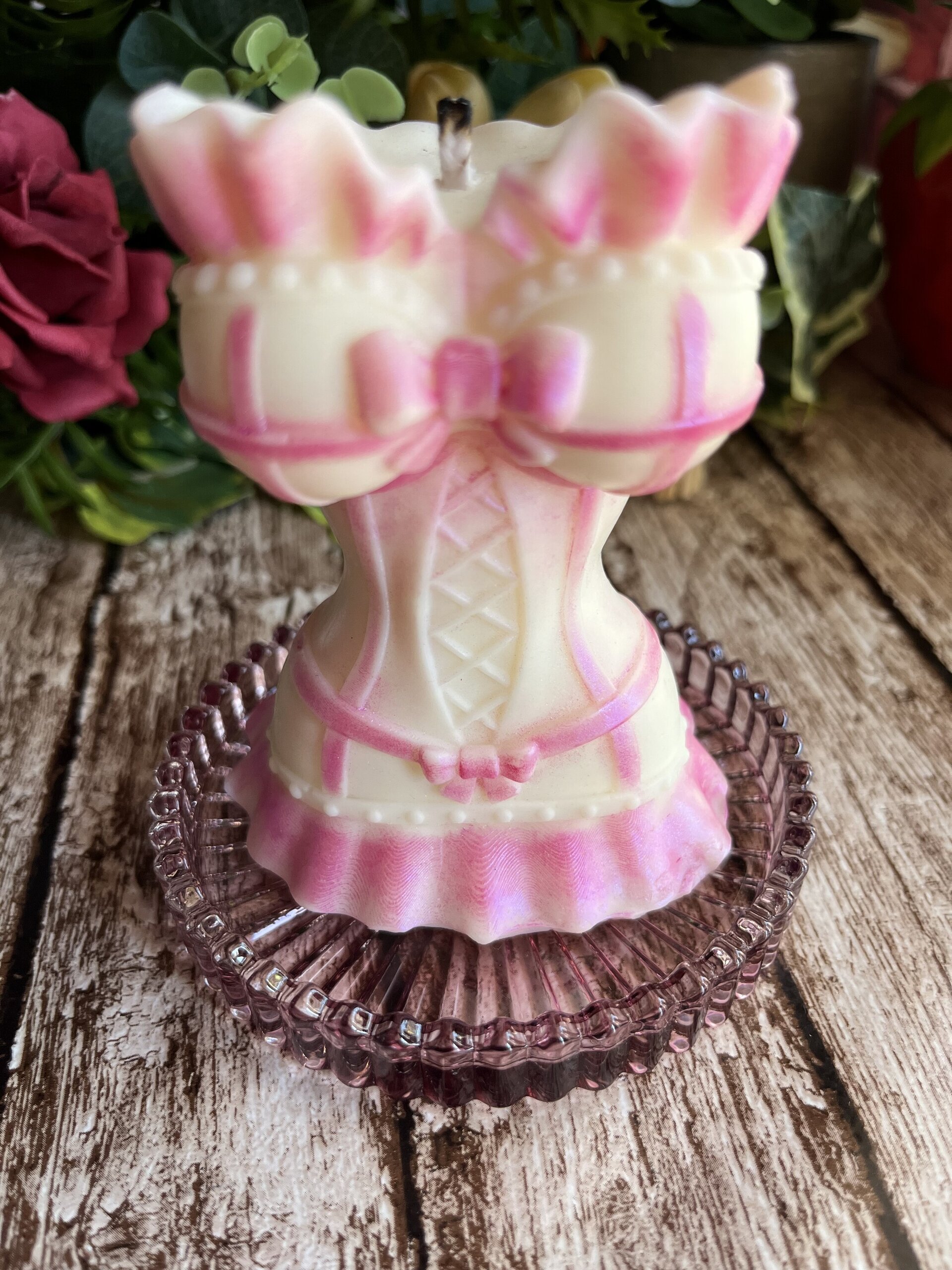 Porta Velas Platito Pink - 3