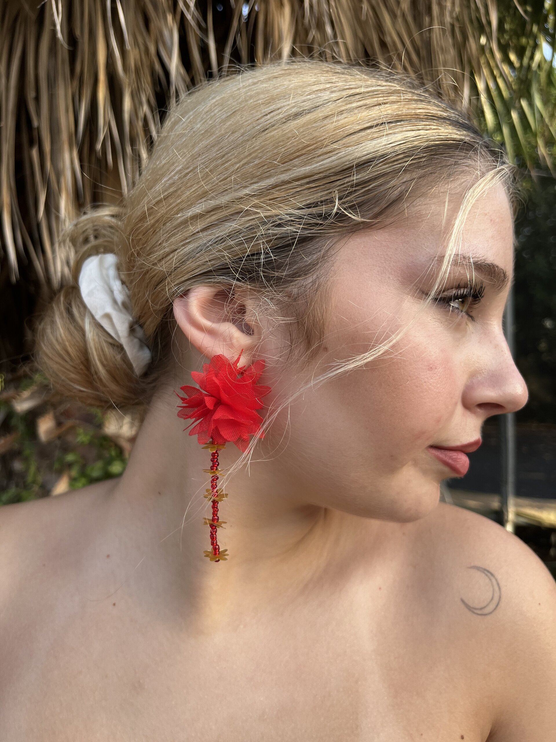 Pendientes Rojo pasión - 3