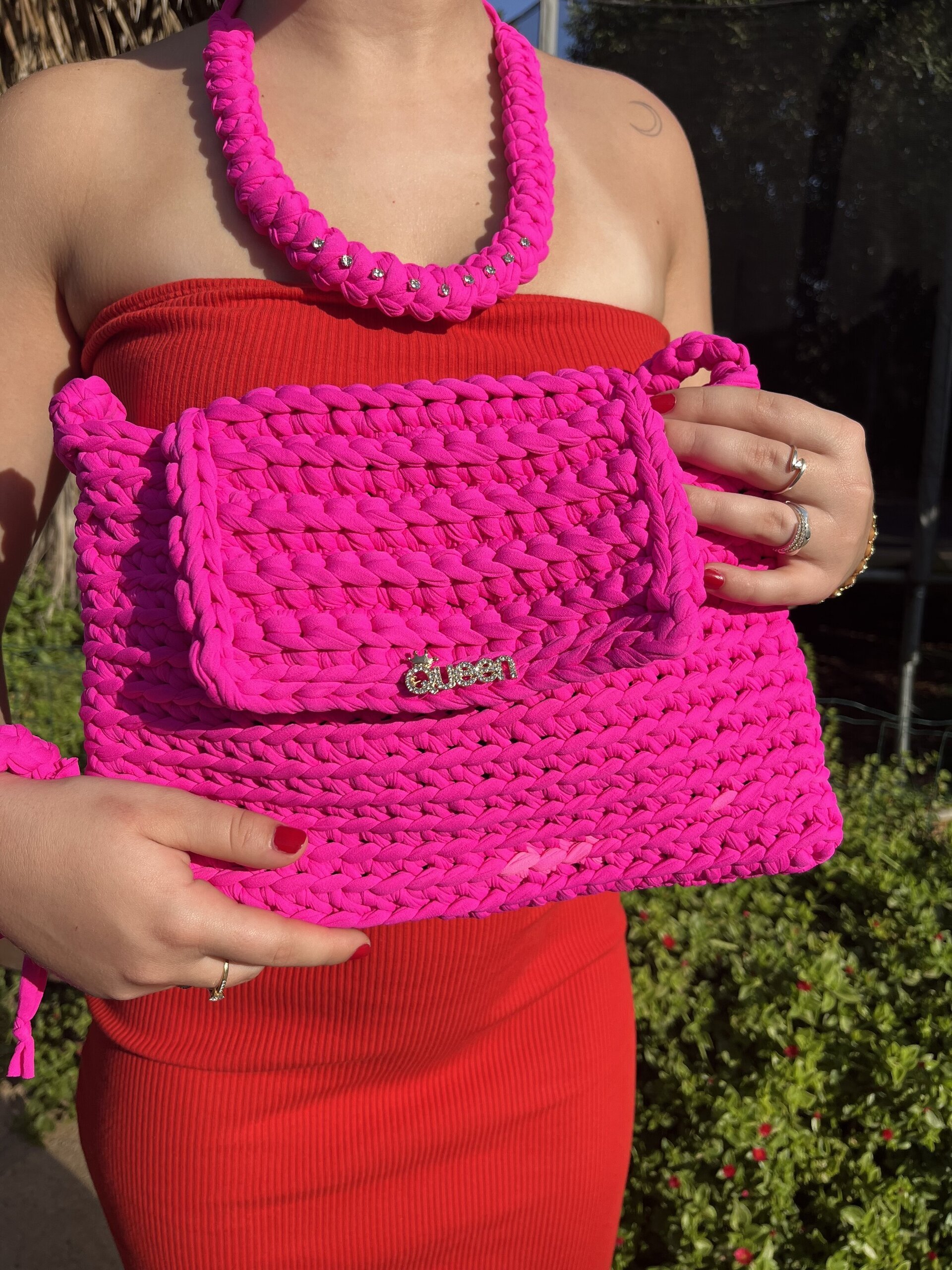 Bolso de Crochet Barbie - 6