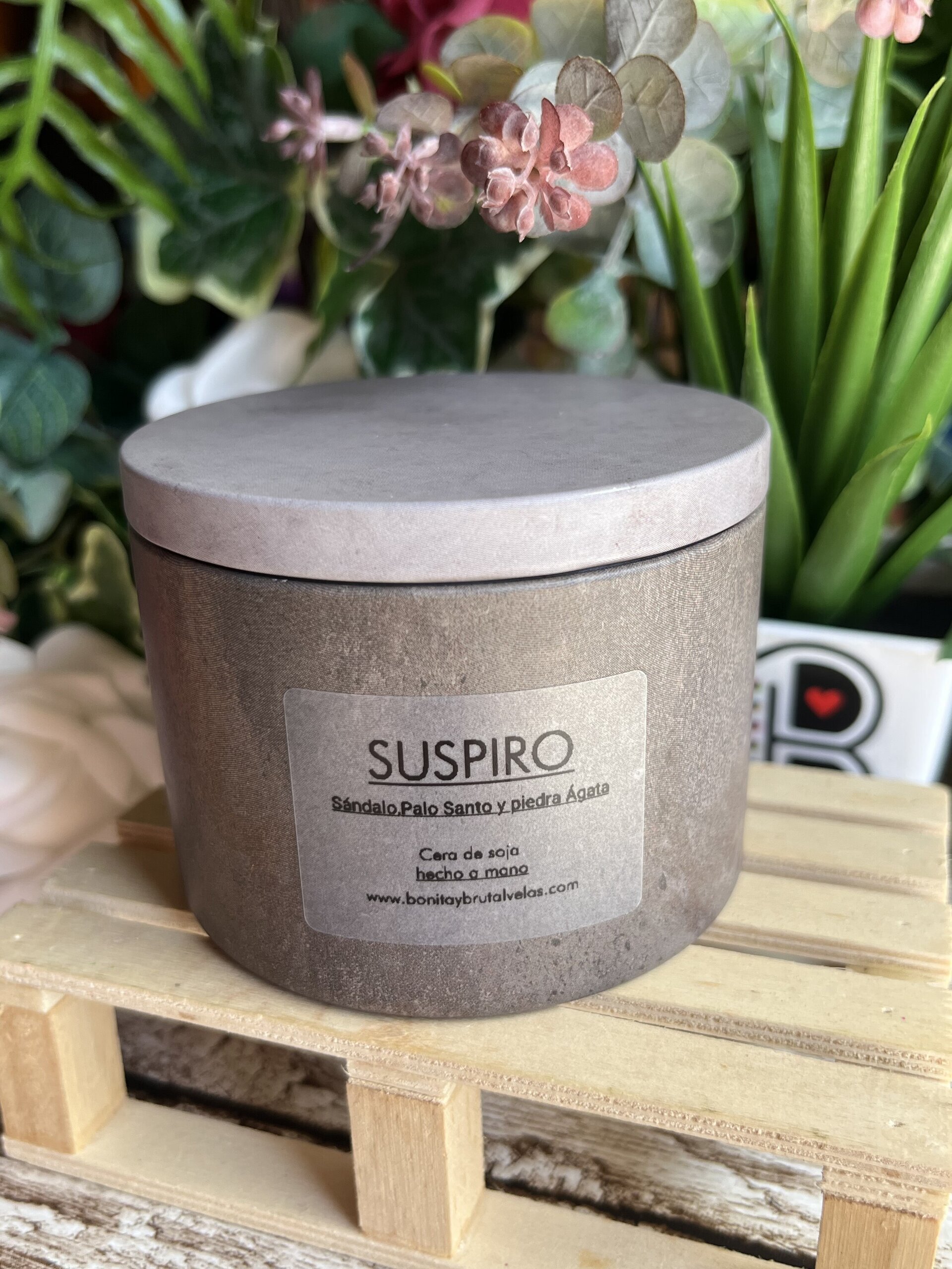 Vela de cera de soja SUSPIRO - 2