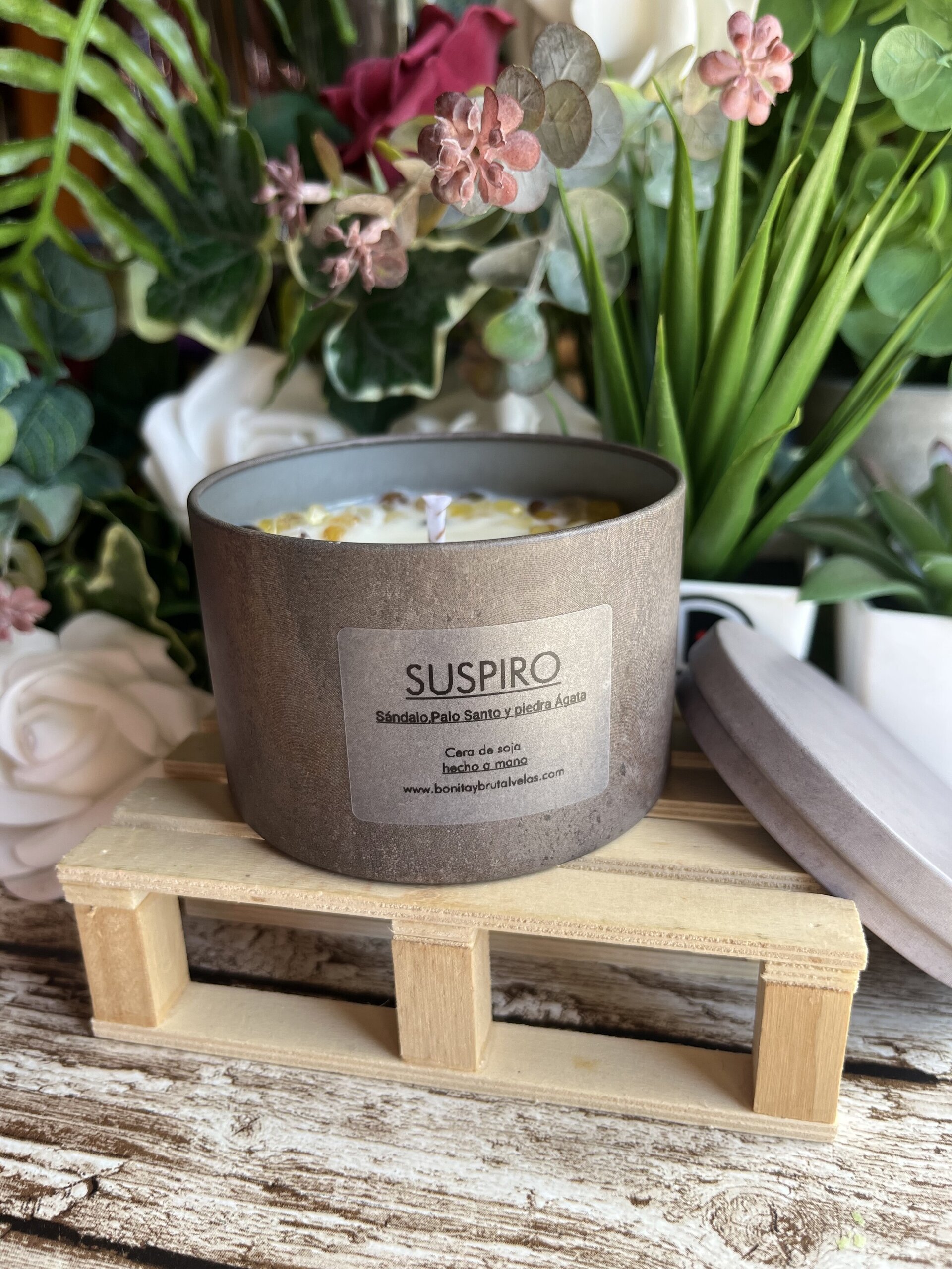 Vela de cera de soja SUSPIRO - 3