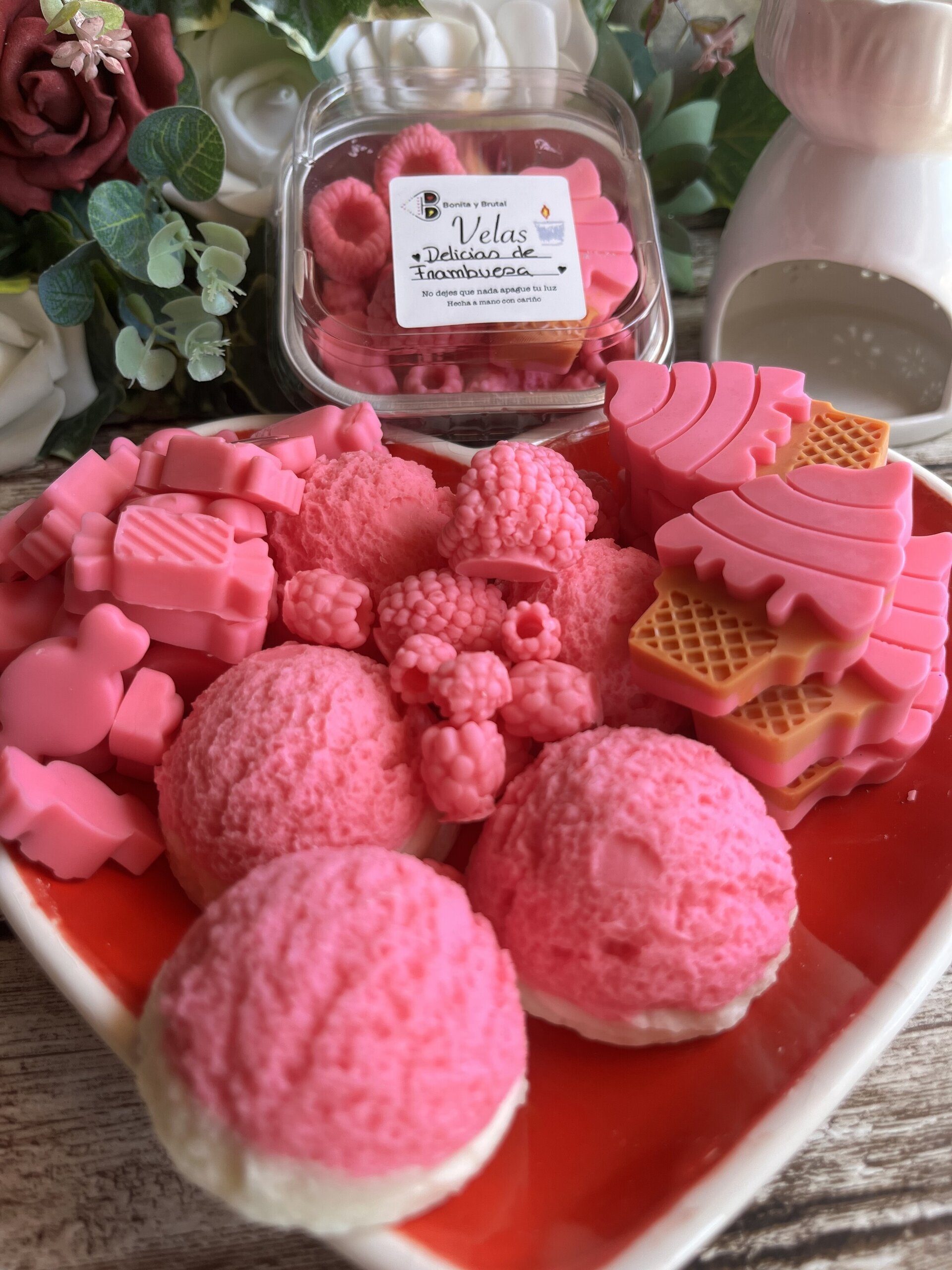 Wax Melts Delicias de Frambuesa – El aroma más dulce y divertido - 5