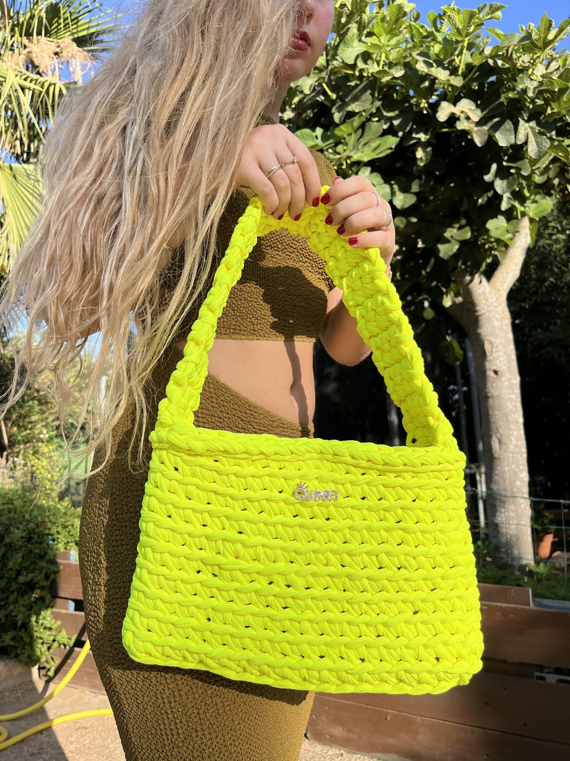 Bolso de crochet Sol radiante - 3