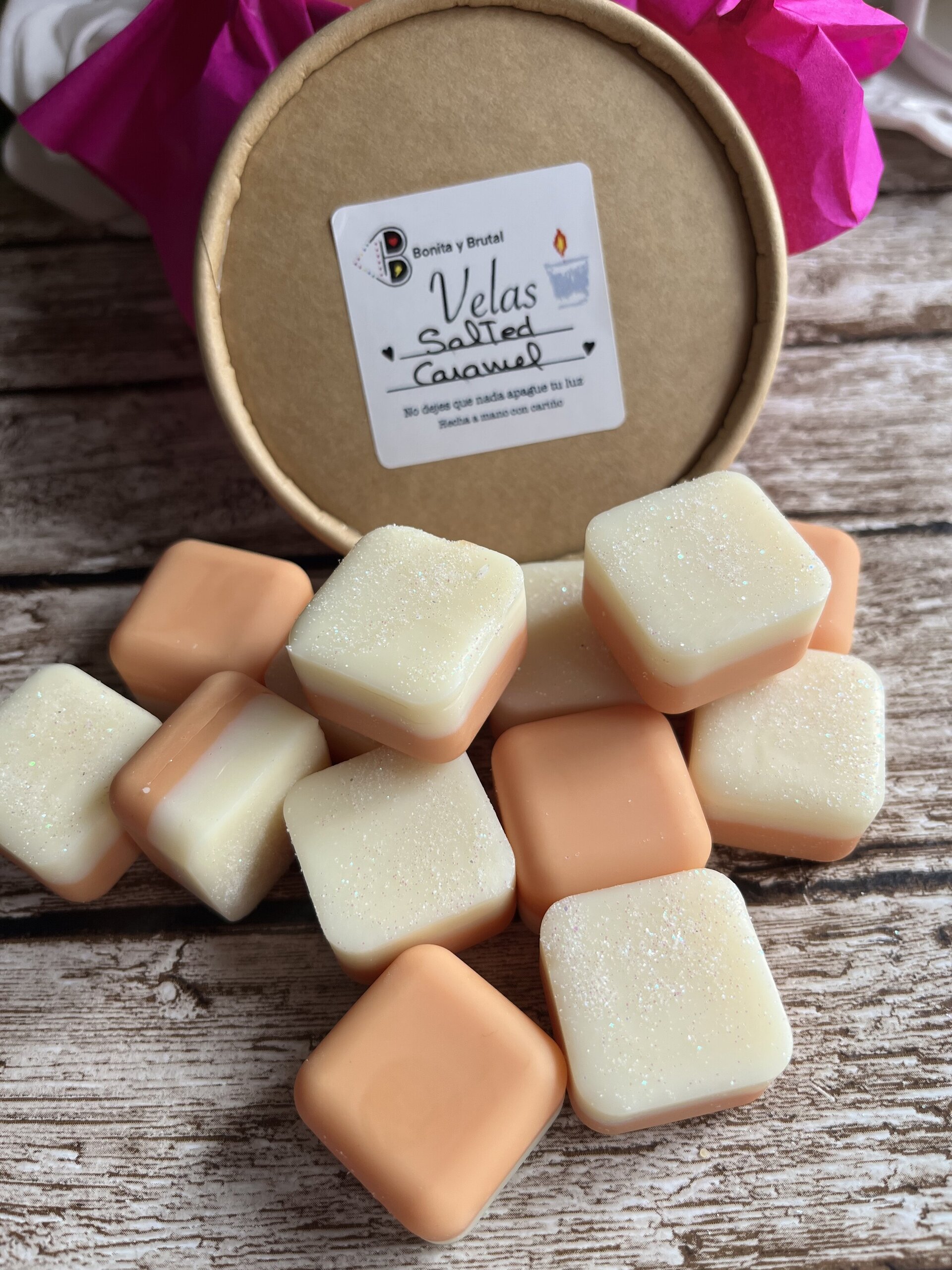 Wax Melts aromáticos Salted Caramel | Bonita y Brutal velas - 4