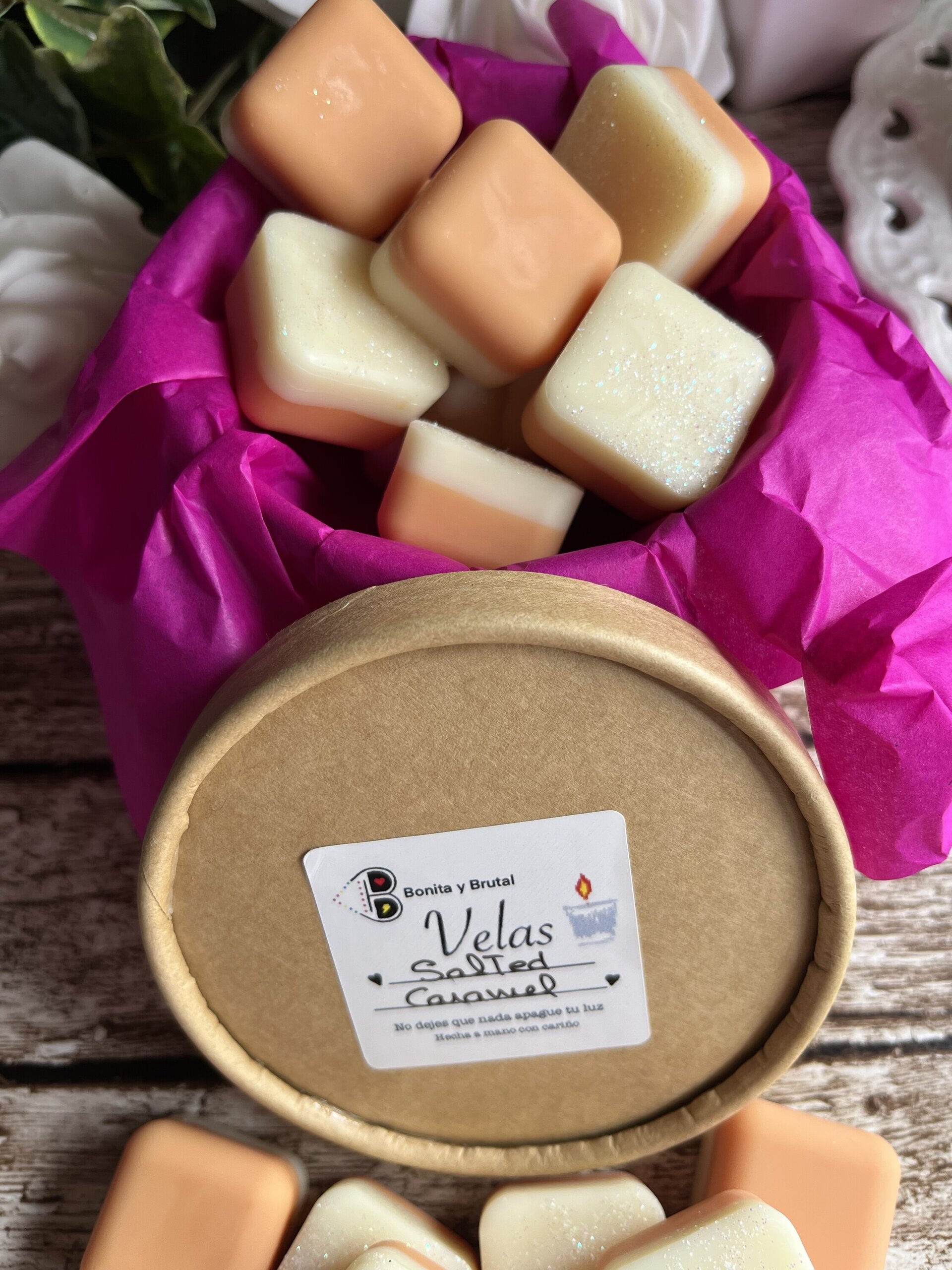 Wax Melts aromáticos Salted Caramel | Bonita y Brutal velas - 3