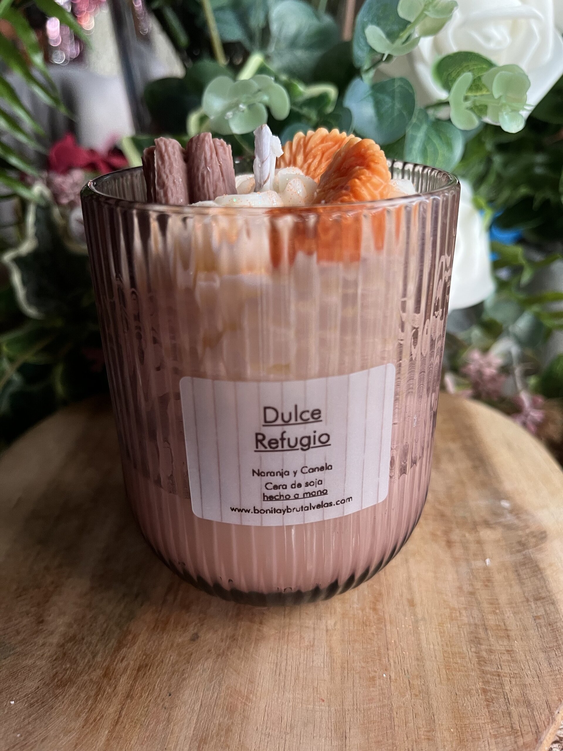 Vela aromática Canela & Naranja Dulce Refugio - 3
