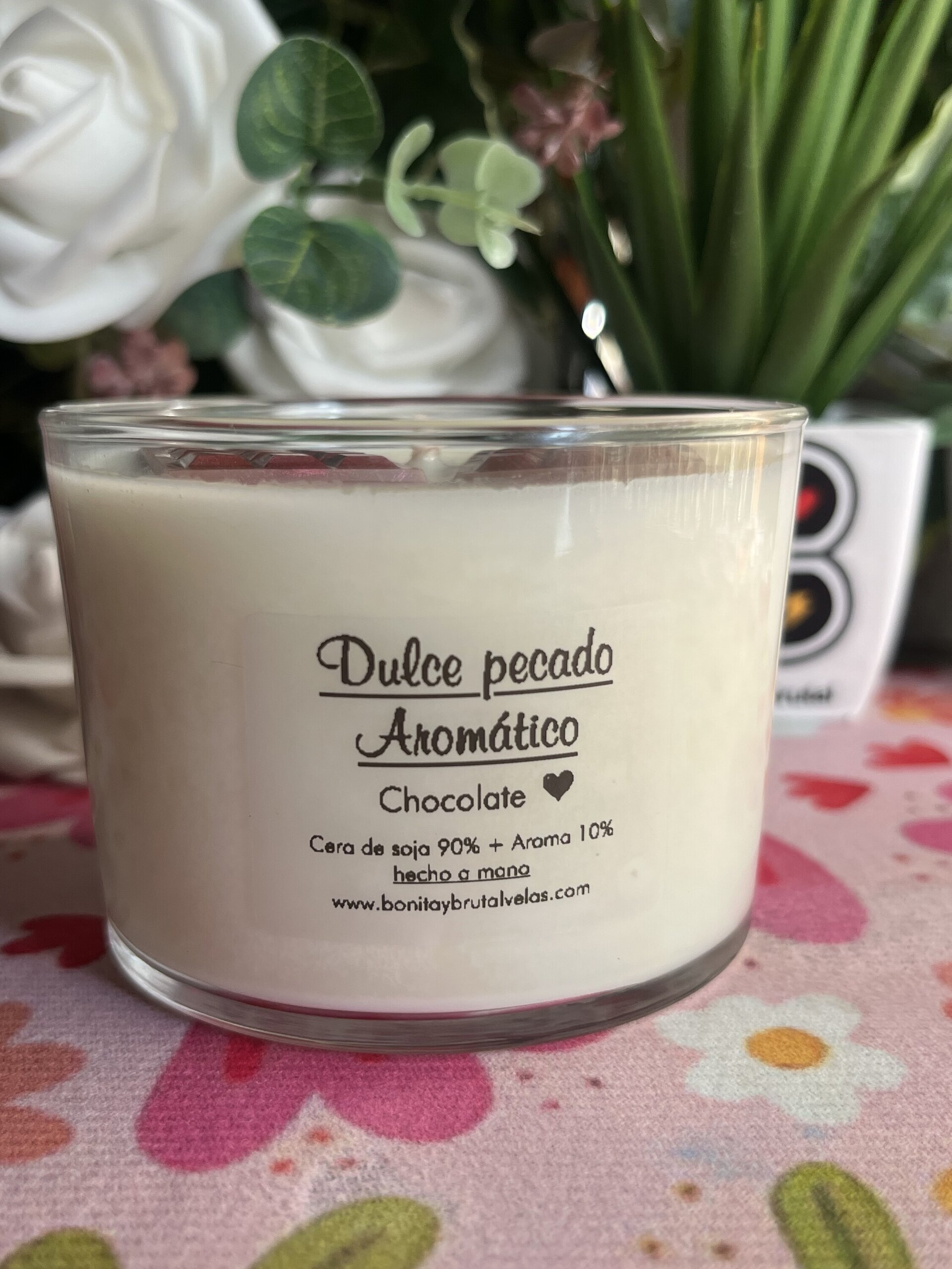 Dulce Pecado Aromático – Vela de soja aroma a chocolate - 2