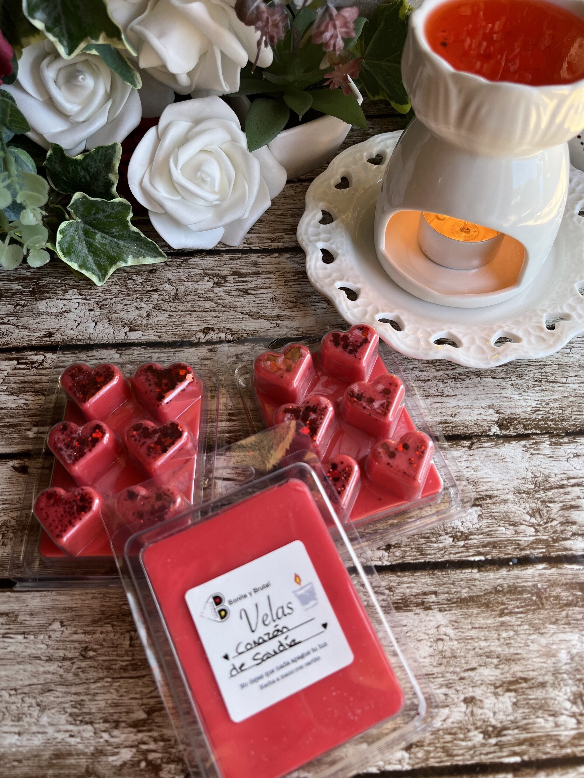 Corazón de Sandía – Wax Melts en Tableta | Bonita y Brutal Velas - 4