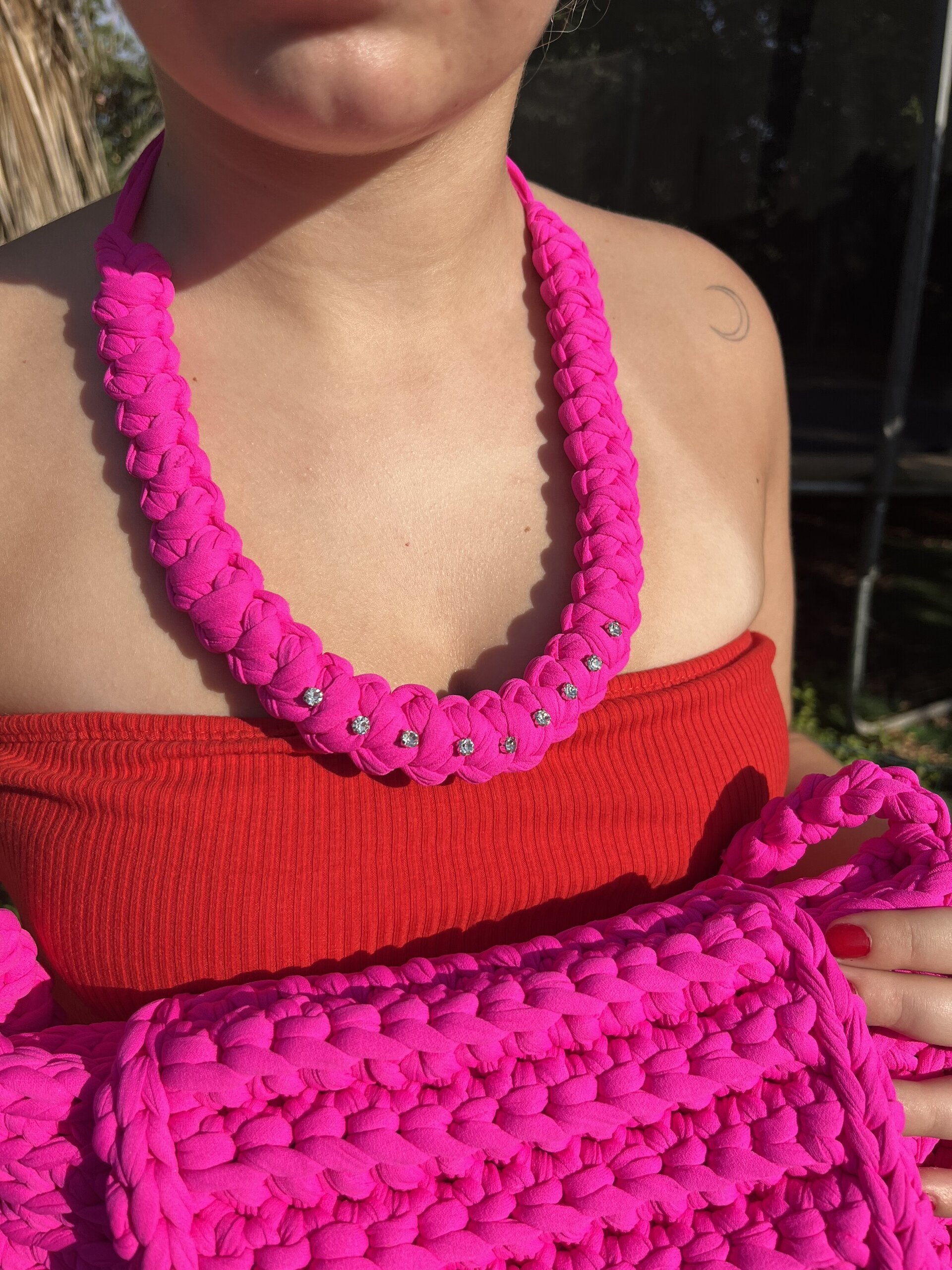 Bolso de Crochet Barbie - 5