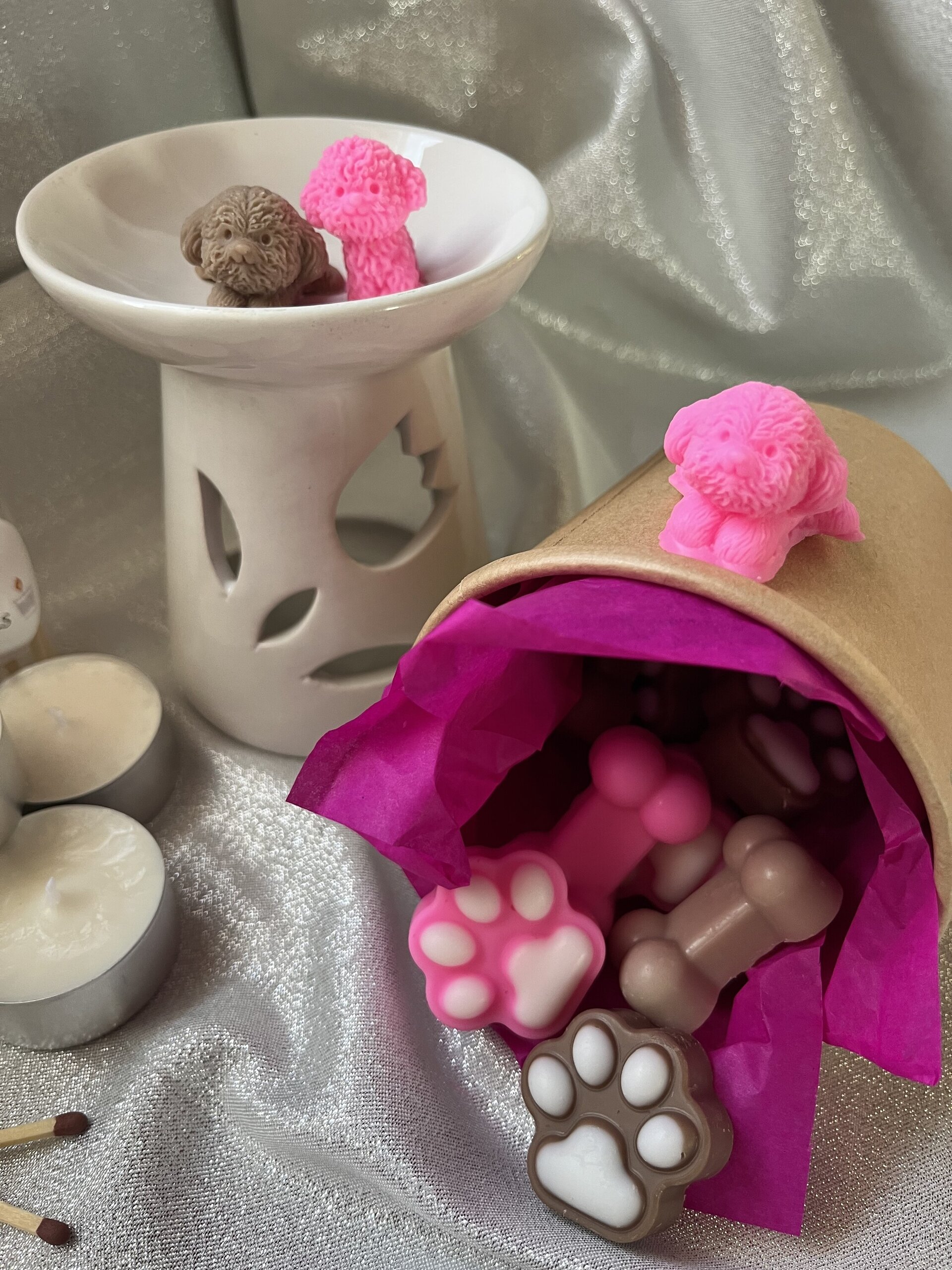 Wax Melt cera de soja Chocolate Perritos - 3
