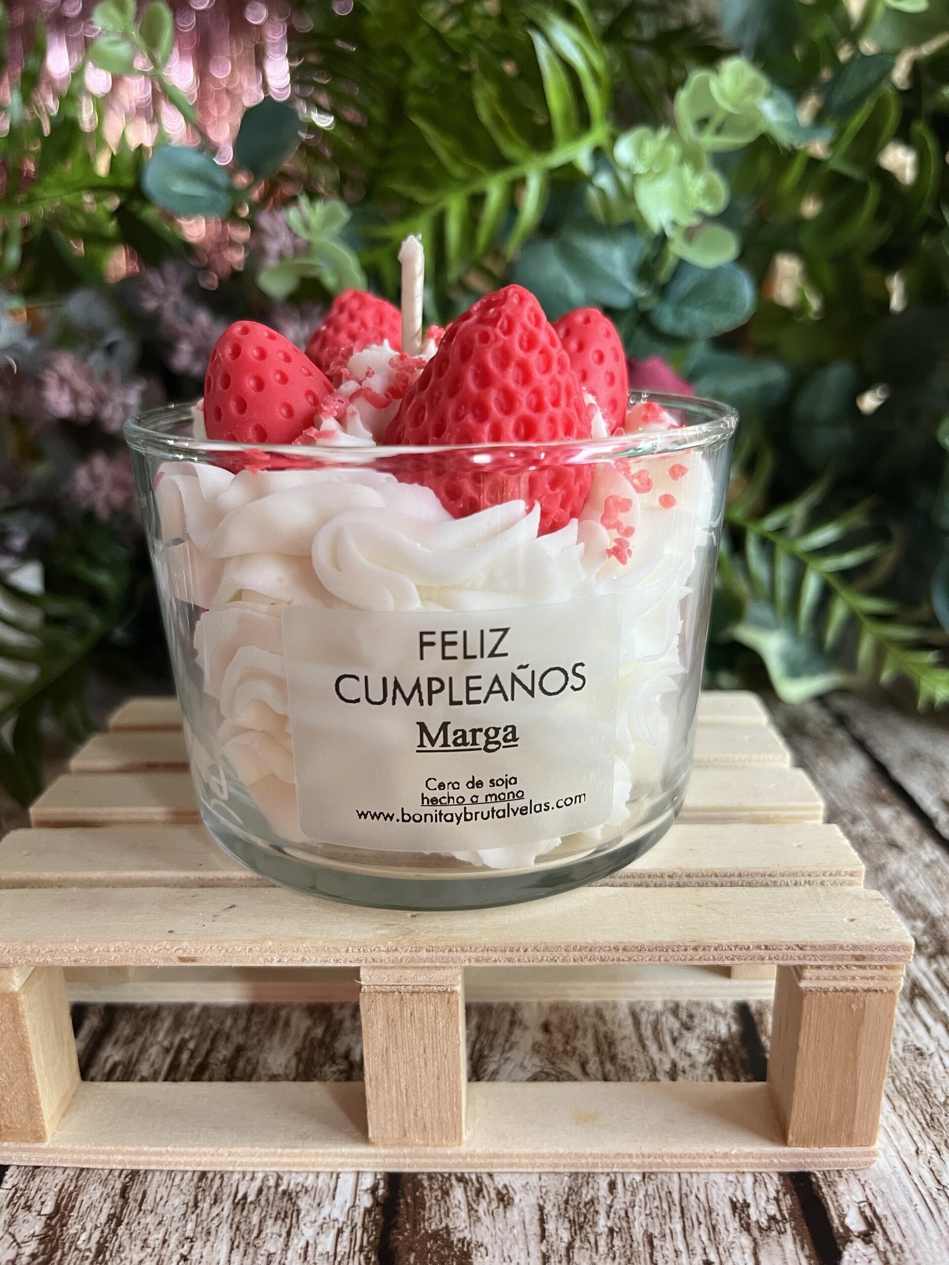 Vela de soja PERSONALIZADA - 32