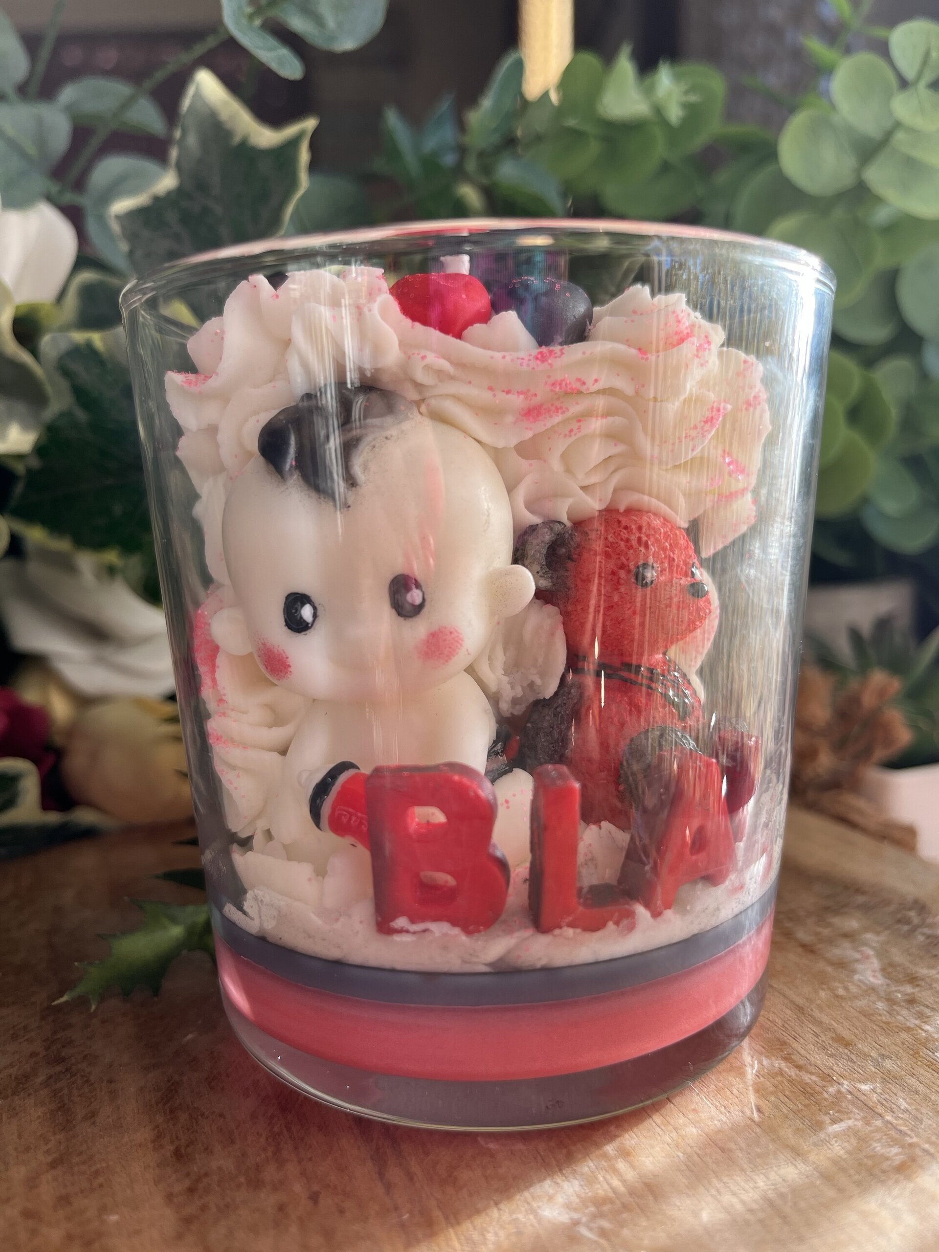 Vela Bebé Niño Personalizada con Colores de tu Equipo de Fútbol | Hecha con Cera - 2