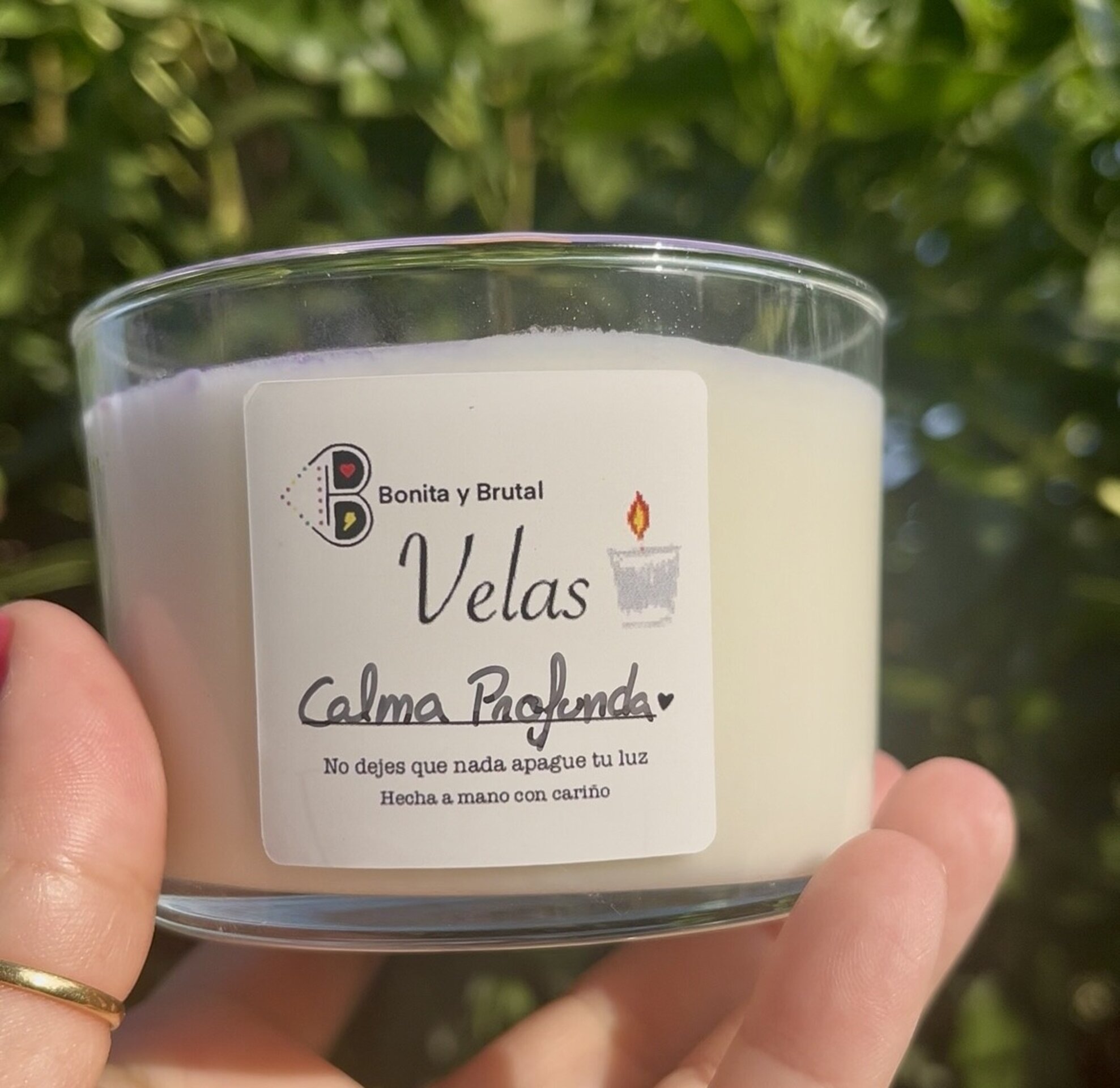 Vela de cera de soja CALMA PROFUNDA - 2