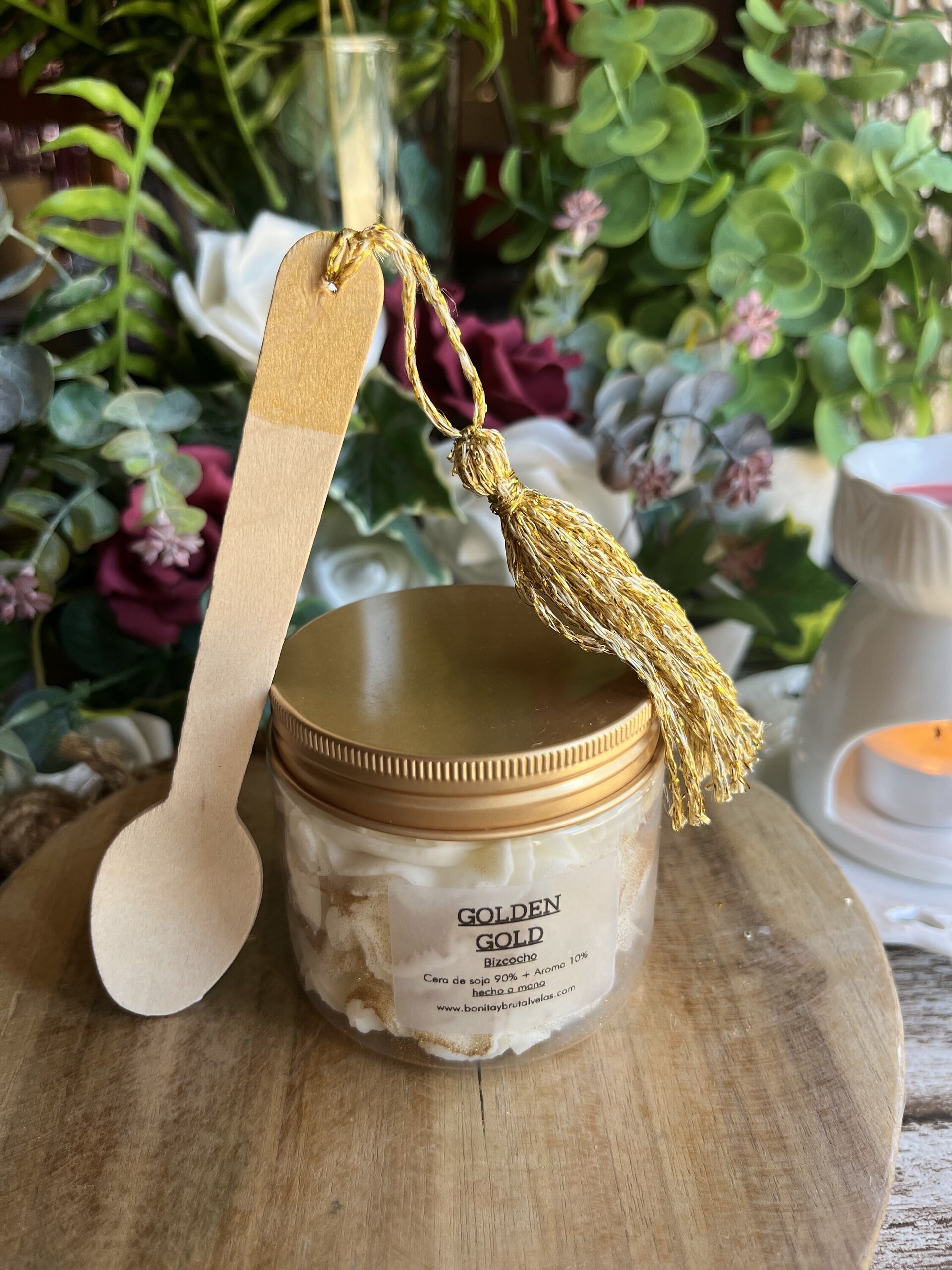 Golden Glow - Wax Melts de Bizcocho Cremoso | Bonita y Brutal Velas - 5