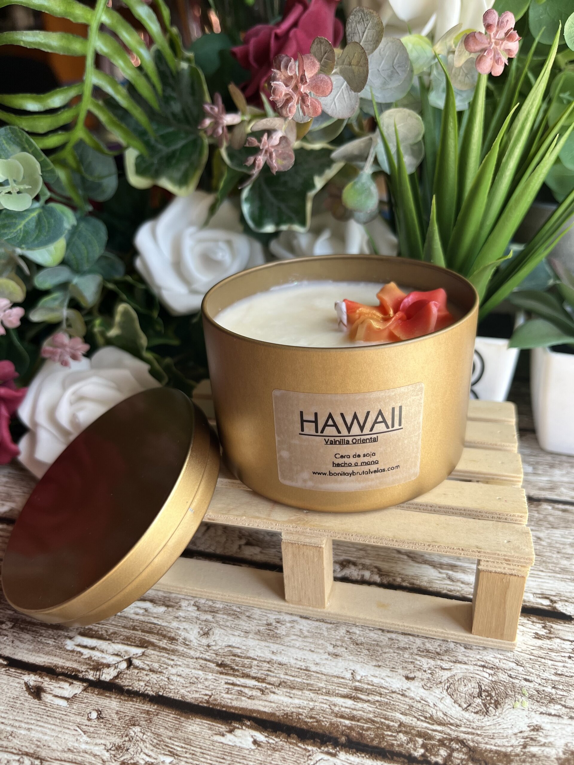 Vela de soja Hawaii - 2