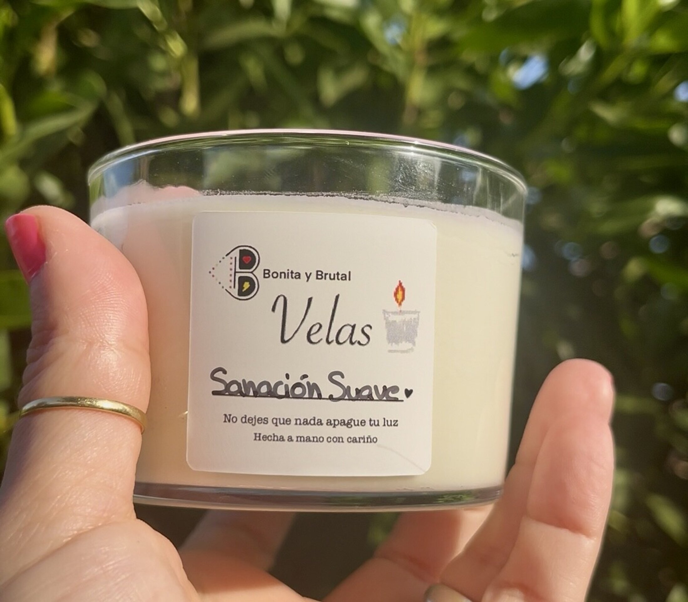 Vela de cera de soja SANACIÓN SUAVE - 3