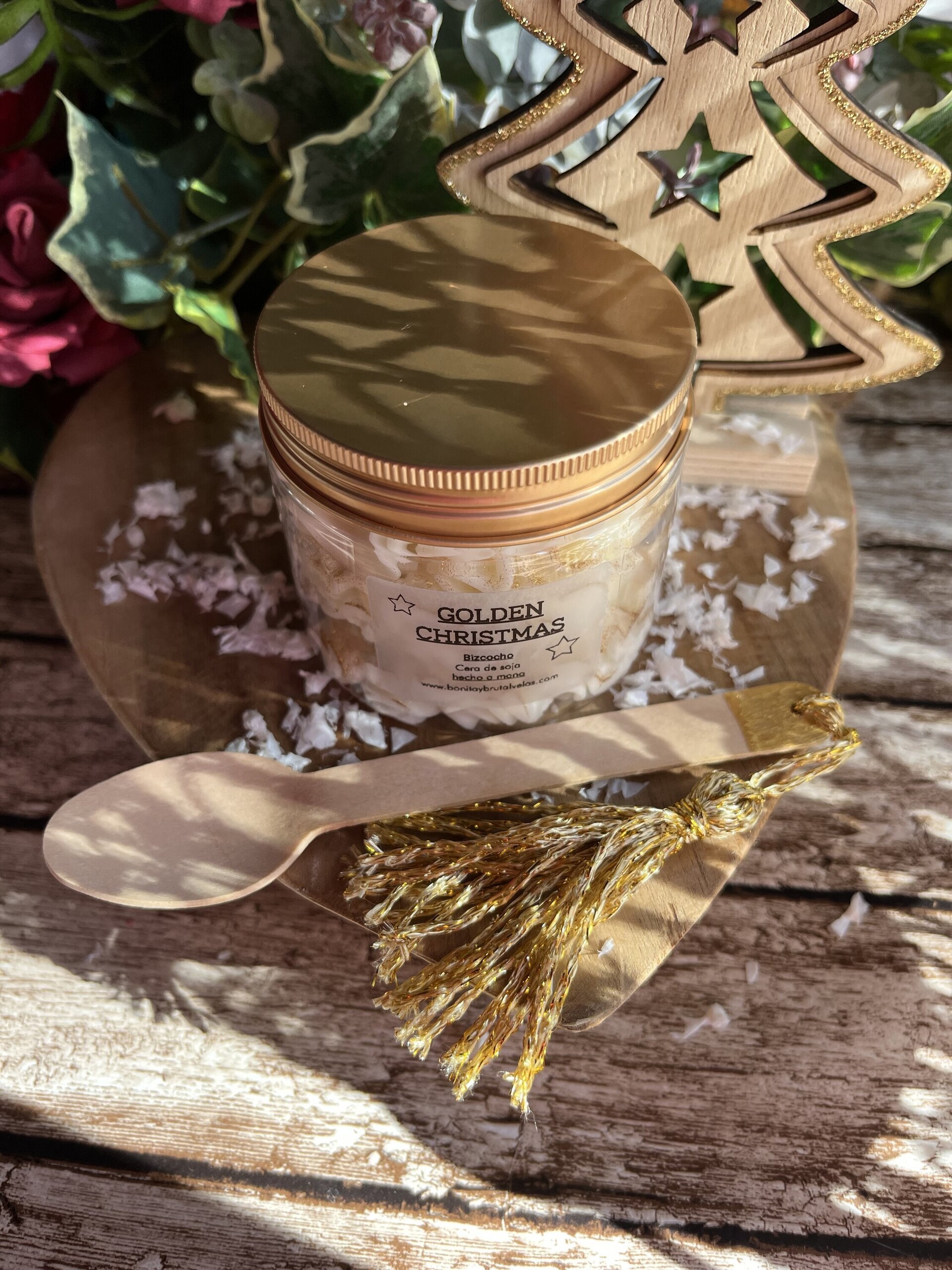 Golden Glow - Wax Melts de Bizcocho Cremoso | Bonita y Brutal Velas - 3