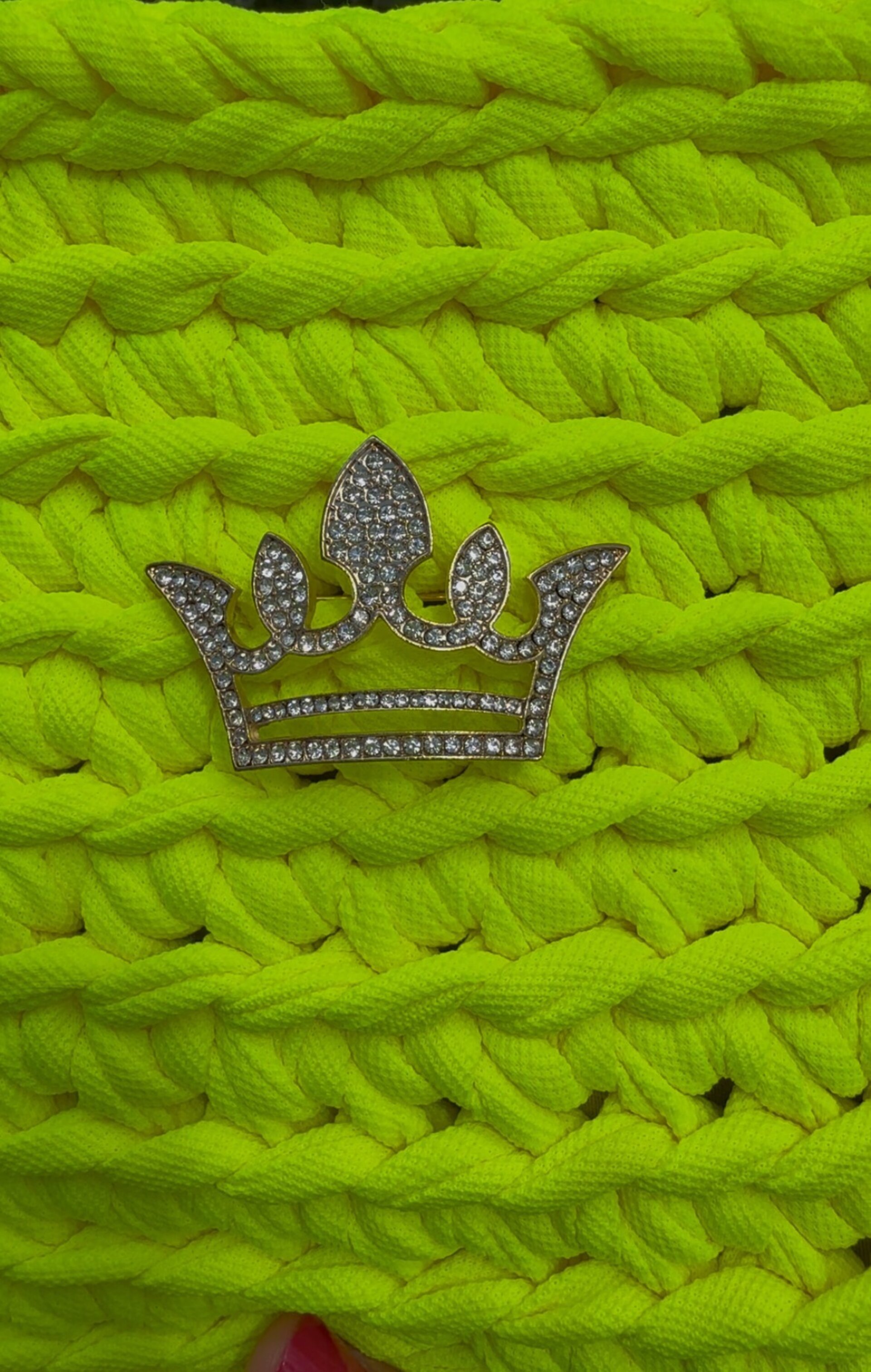 Bolso de crochet Yellow Fluor - 4