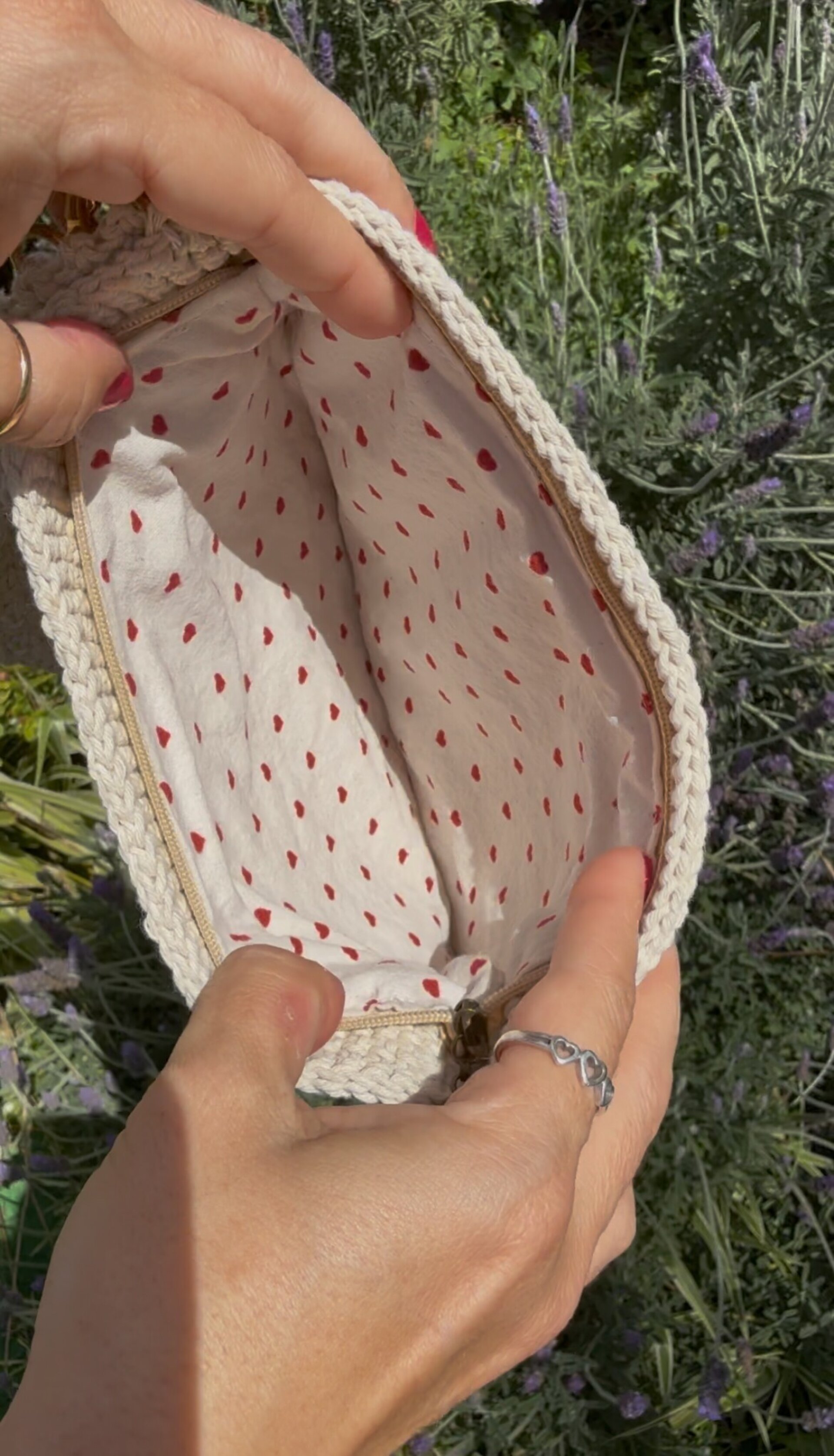 Bolso de mano a crochet Alegría - 6