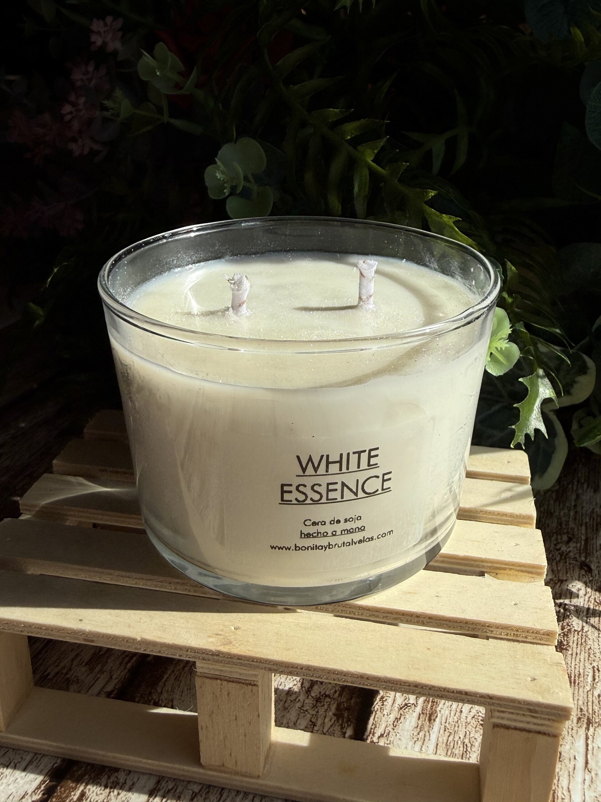 Vela aromática de soja WHITE ESSENCE - 8