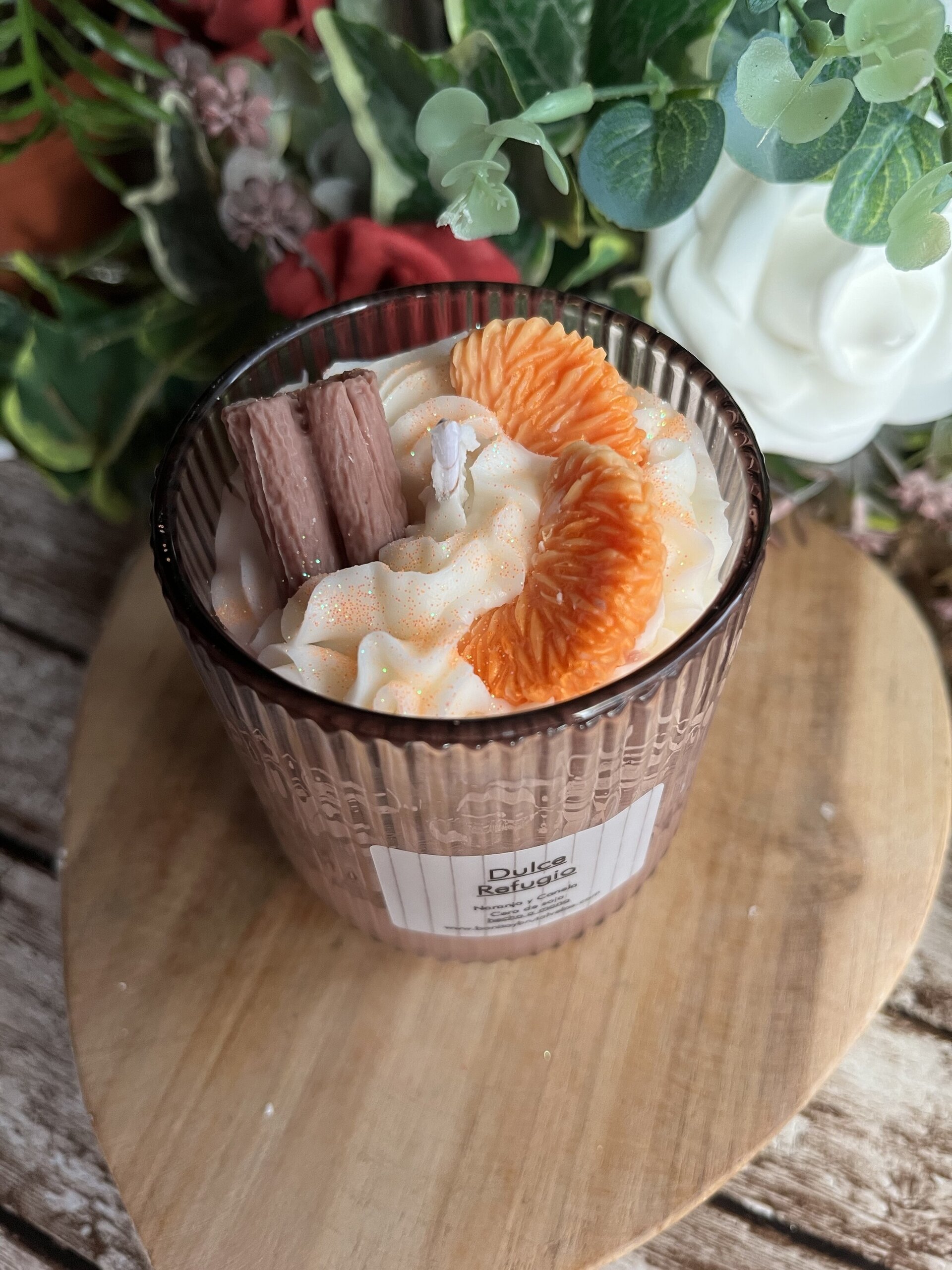 Vela aromática Canela & Naranja Dulce Refugio - 2