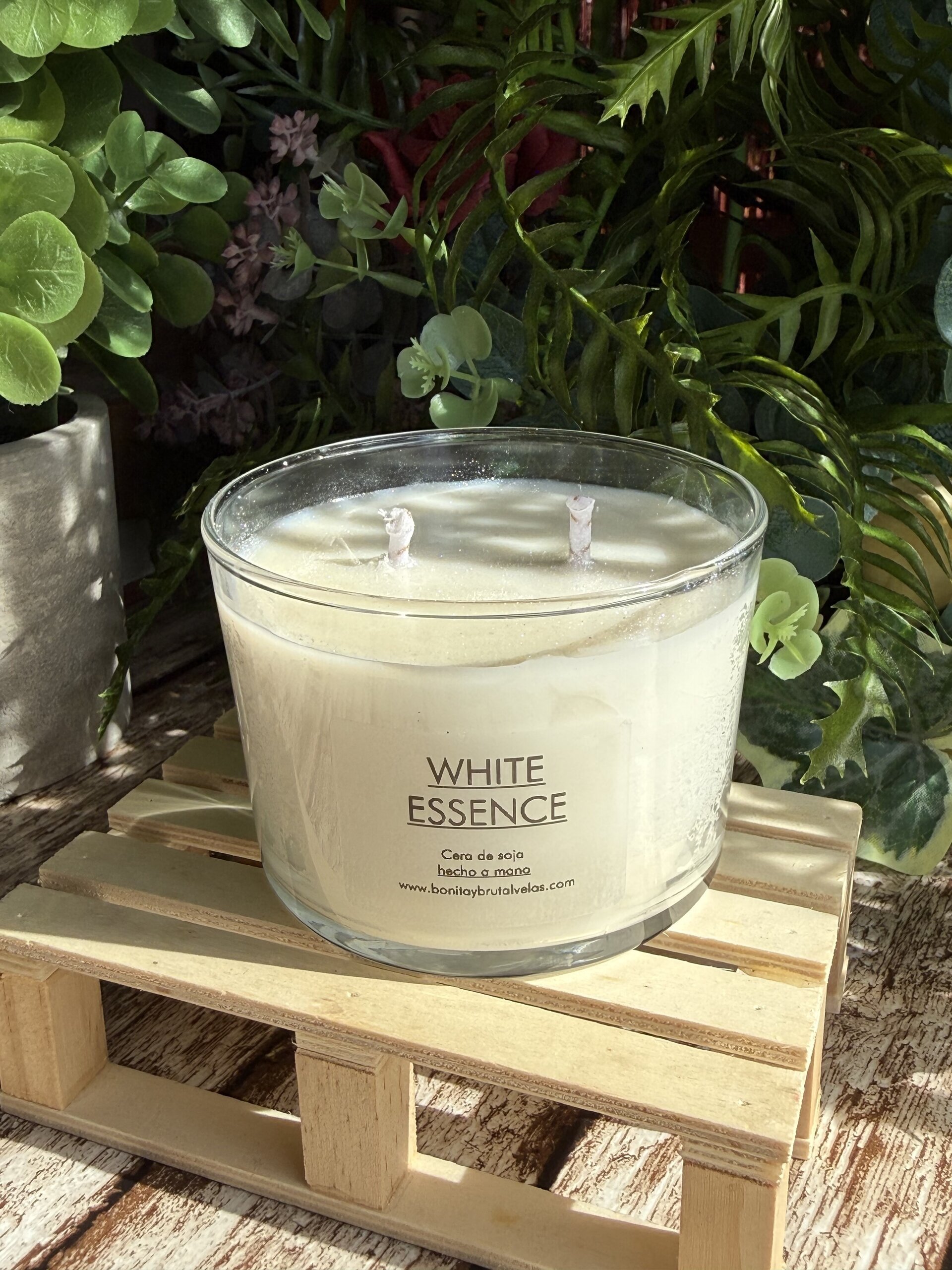 Vela aromática de soja WHITE ESSENCE - 6