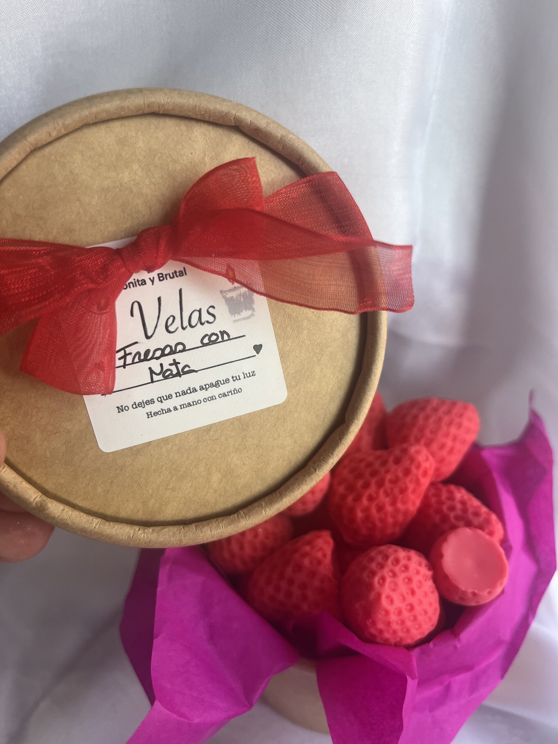 Wax Melt fresas y Nata de cera de soja - 3
