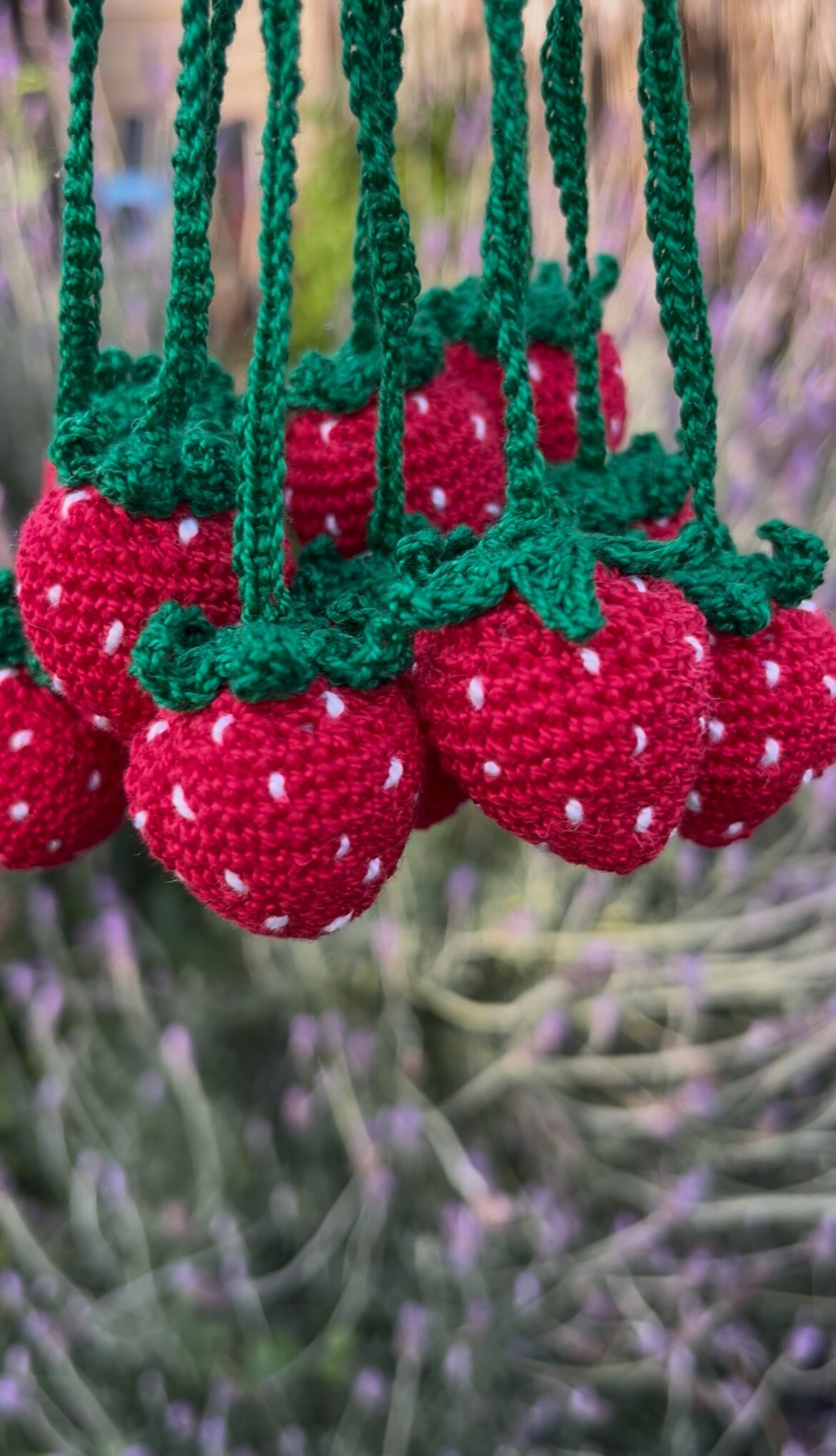 Punto de libro Crochet Fresa - 6