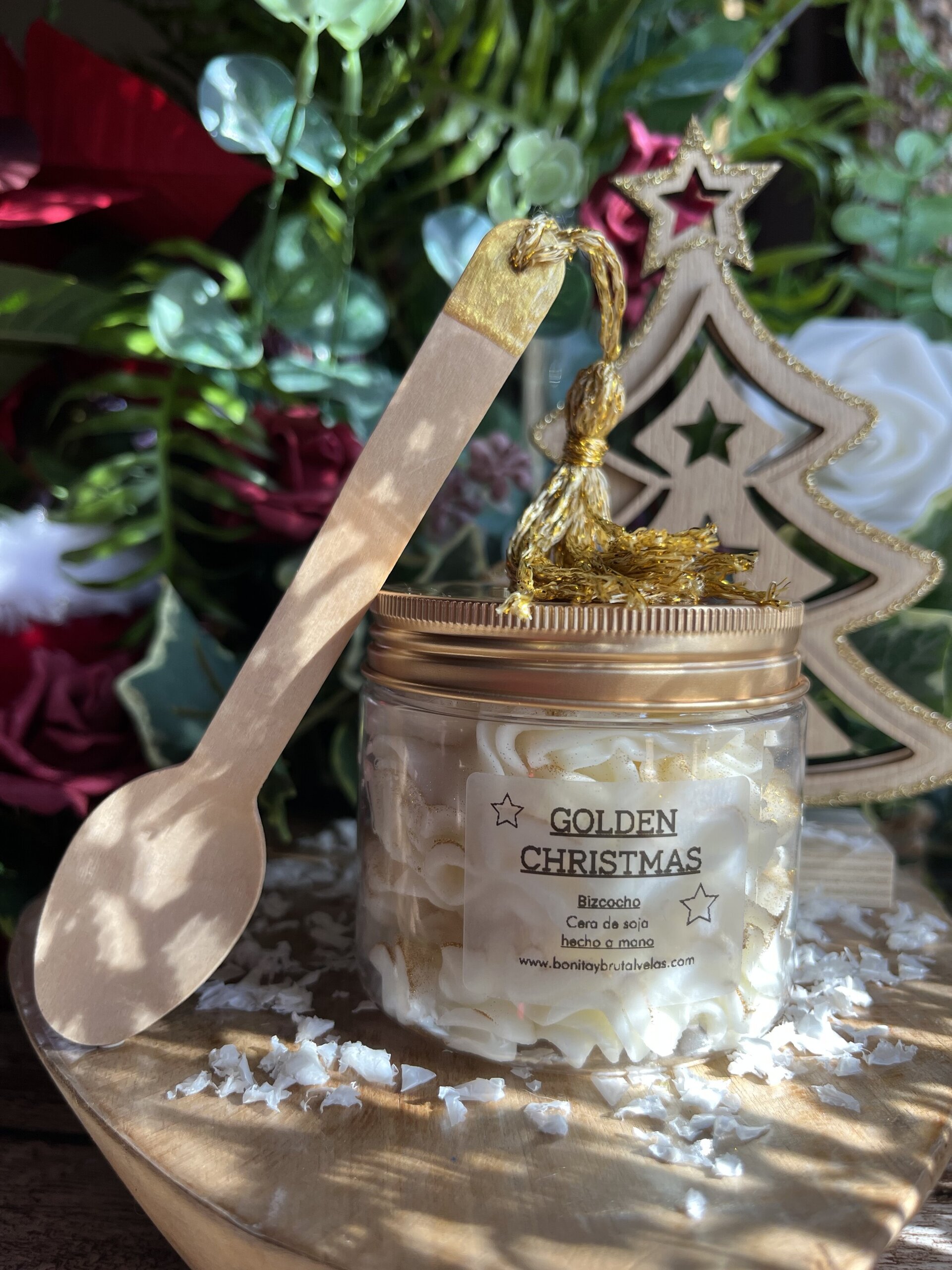 Golden Glow - Wax Melts de Bizcocho Cremoso | Bonita y Brutal Velas - 1