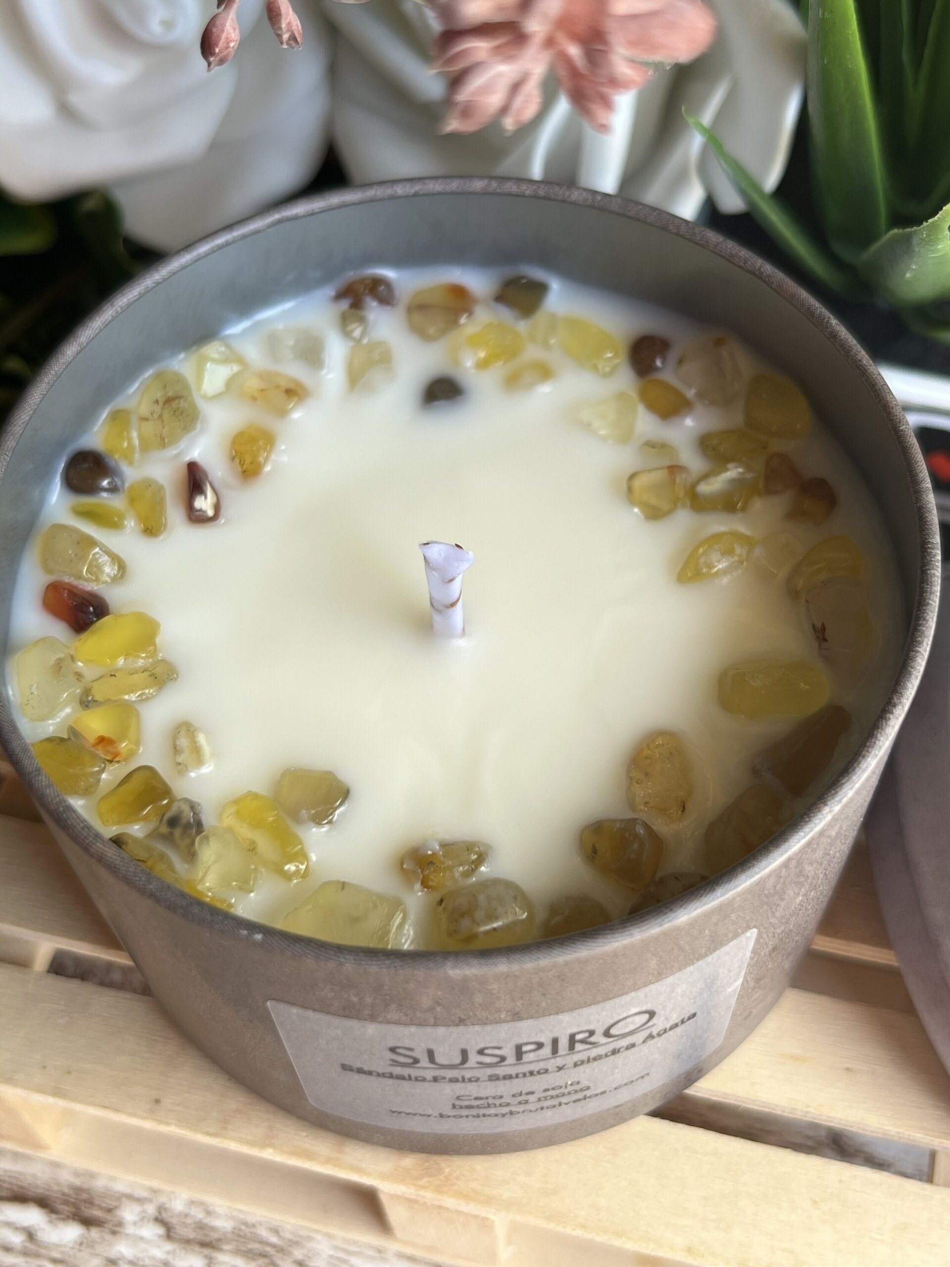 Vela de cera de soja SUSPIRO - 4